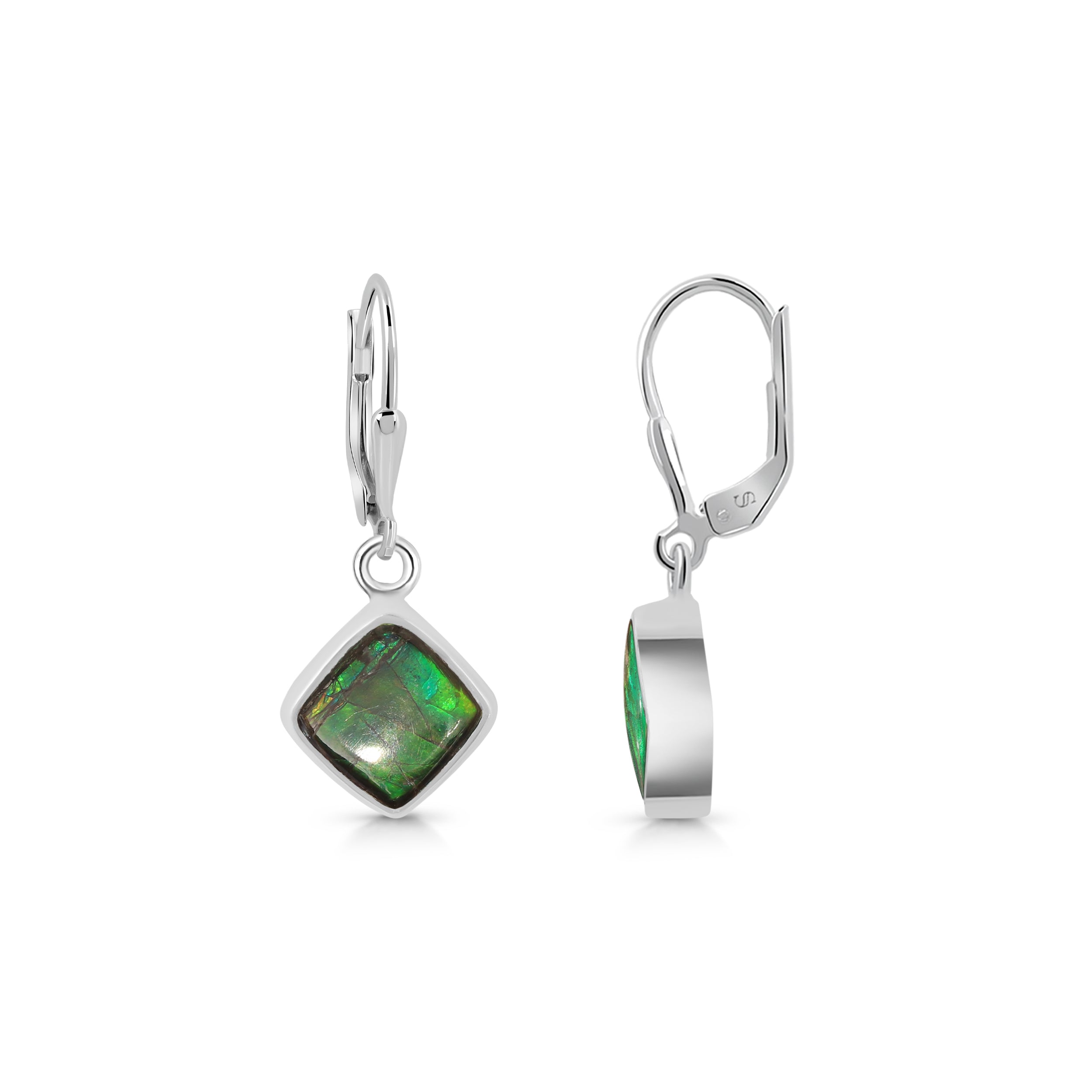 Ammolite Earring-(AML-E-6)