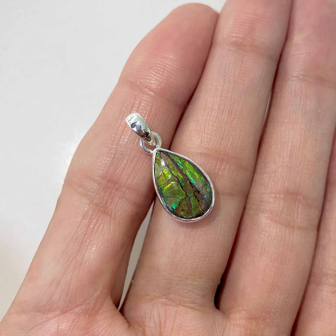 Ammolite Pendants-(AML-P-103.)