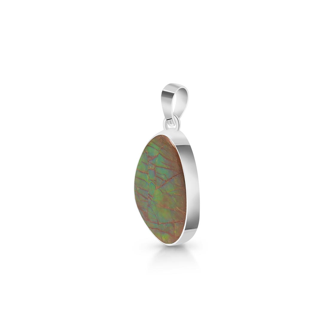 Ammolite Pendant-(AML-P-12.)