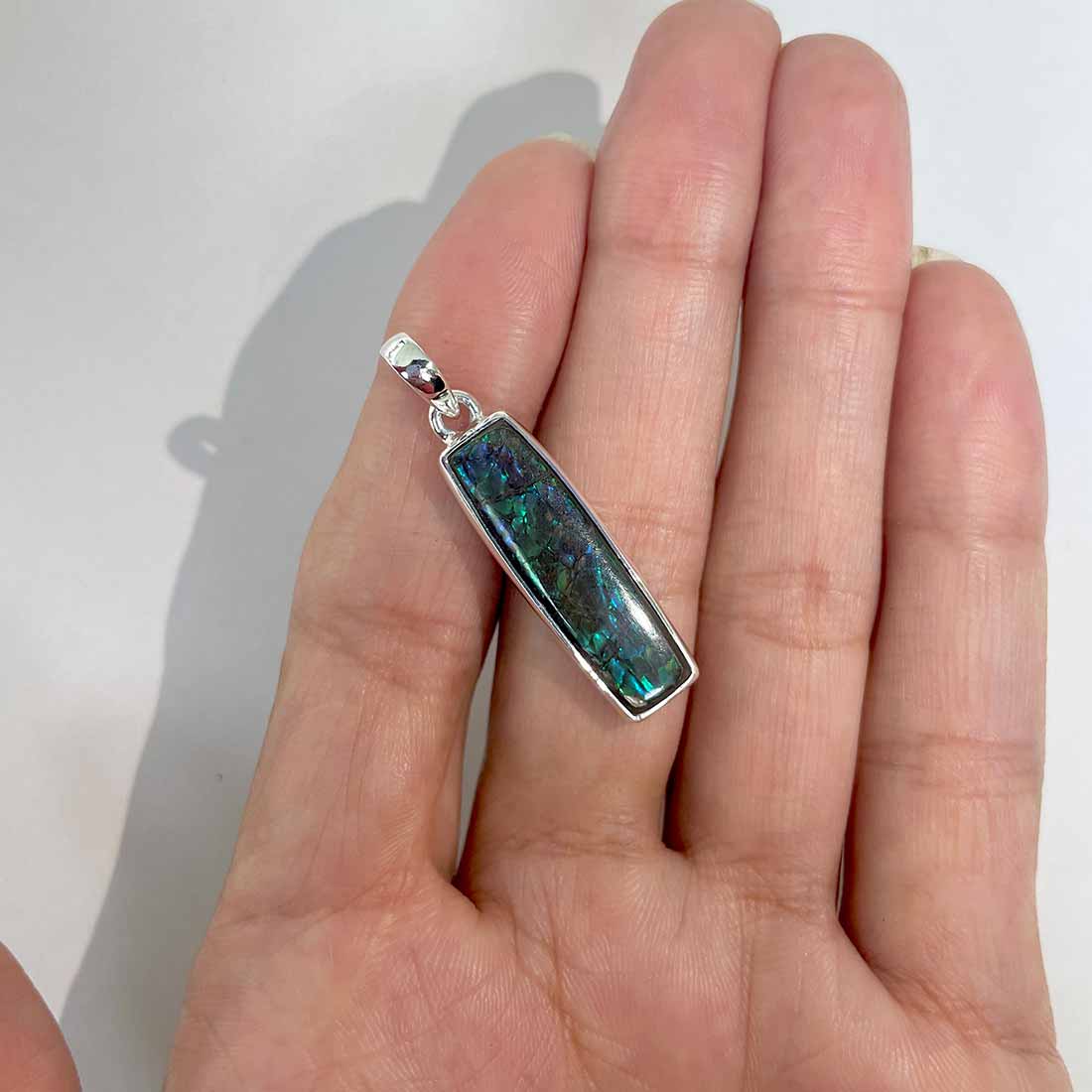 Ammolite Pendants-(AML-P-121.)