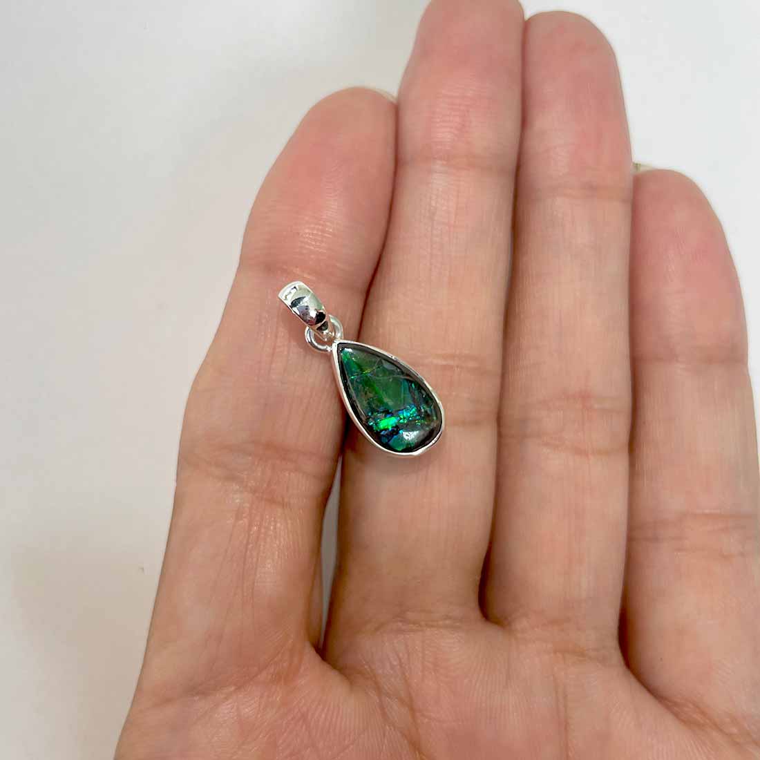 Ammolite Pendants-(AML-P-122.)