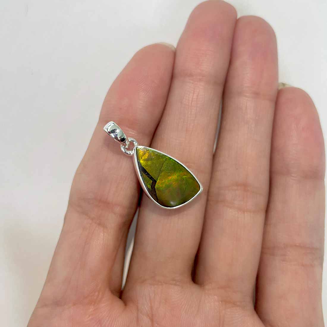 Ammolite Pendants-(AML-P-138.)