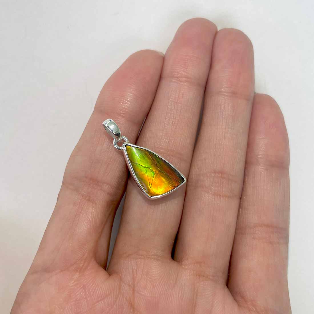 Ammolite Pendants-(AML-P-144.)
