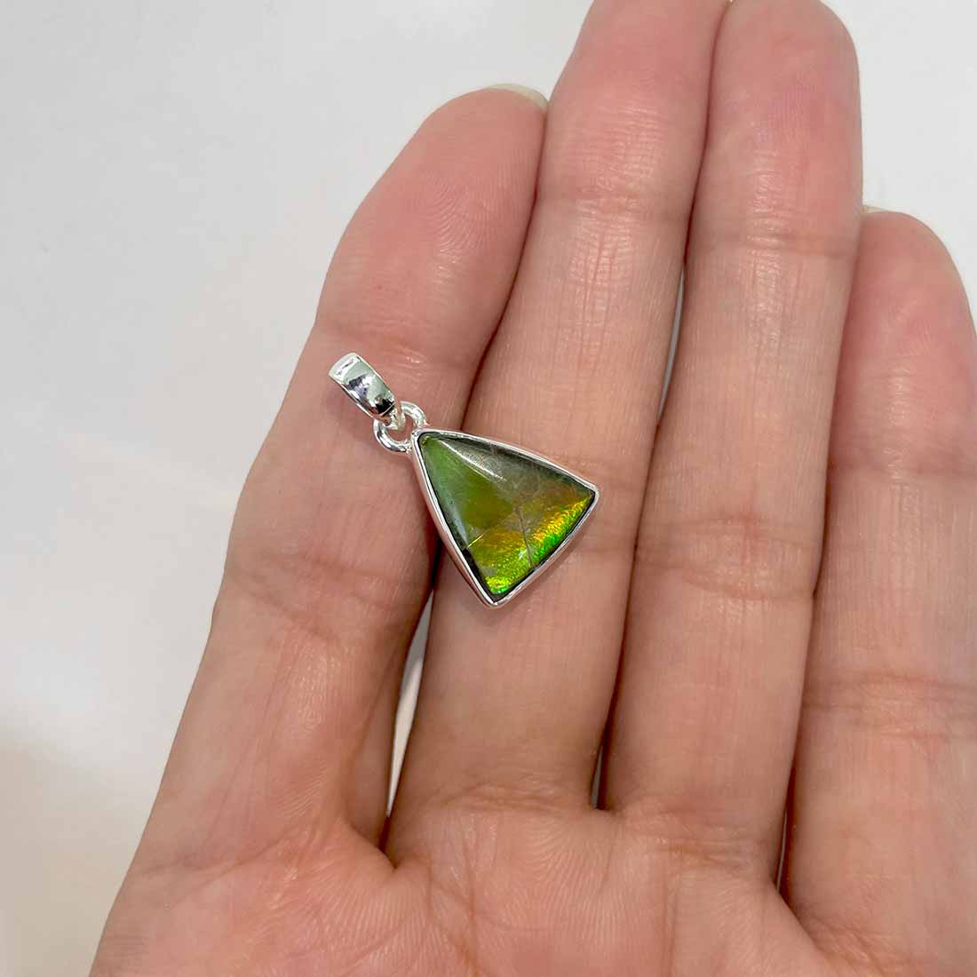 Ammolite Pendants-(AML-P-148.)