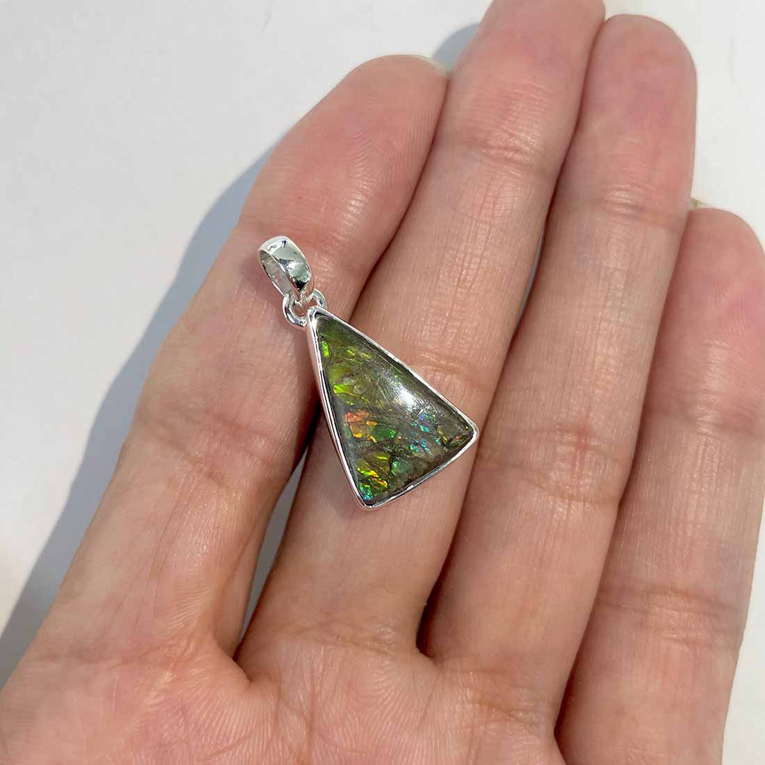 Ammolite Pendants-(AML-P-162.)