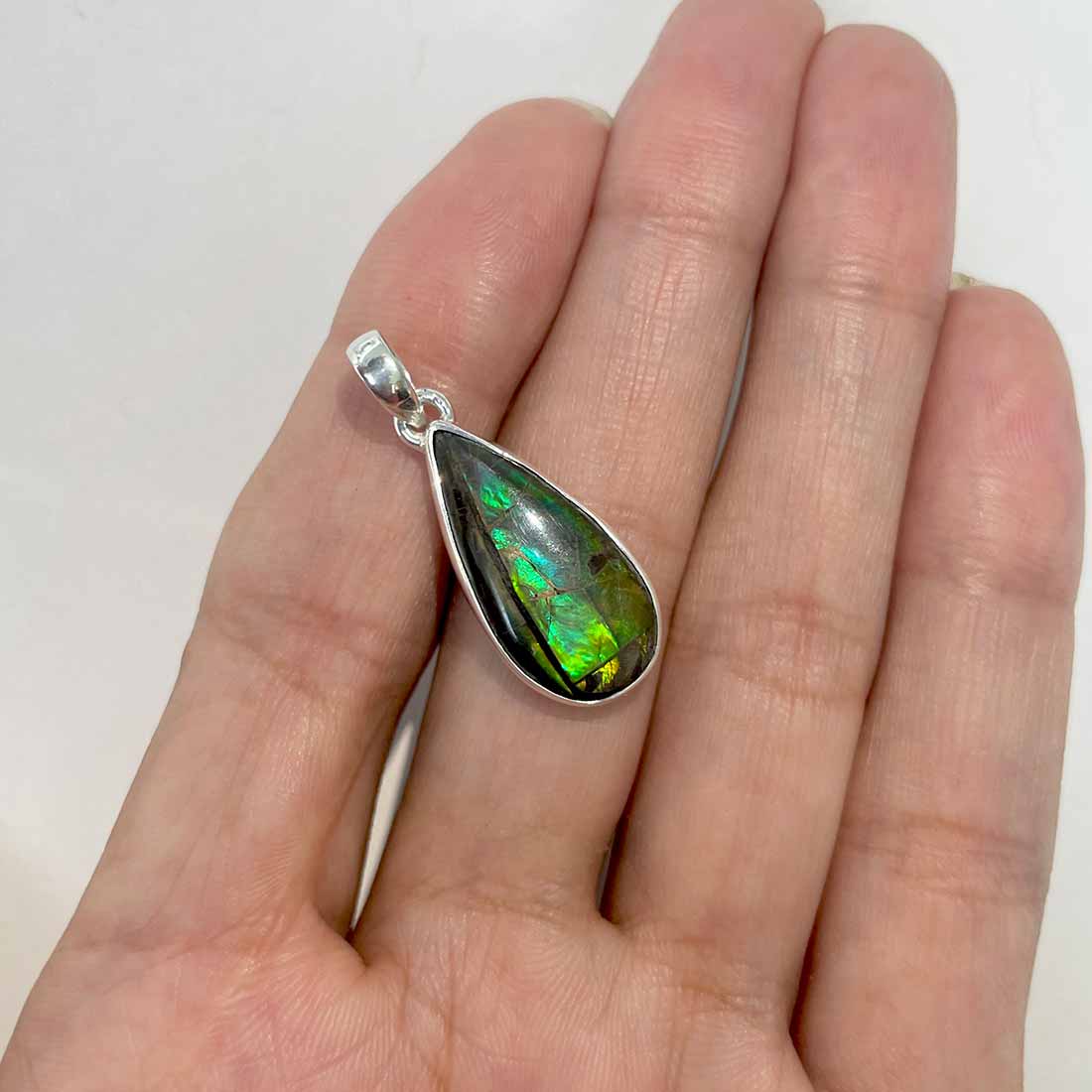 Ammolite Pendants-(AML-P-165.)