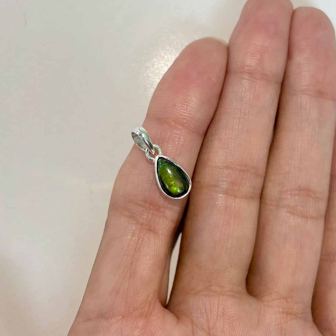 Ammolite Pendants-(AML-P-175.)