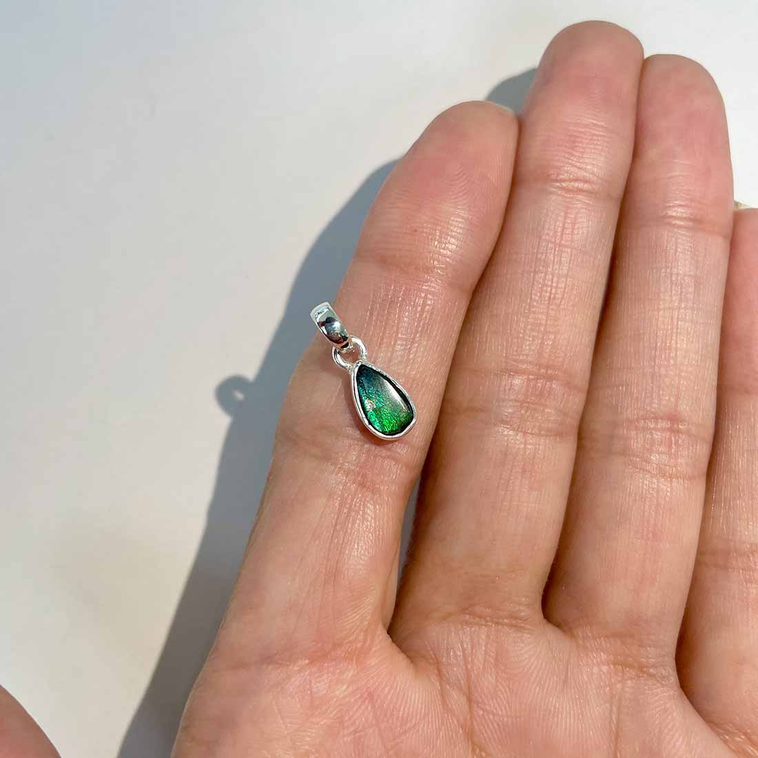 Ammolite Pendants-(AML-P-198.)