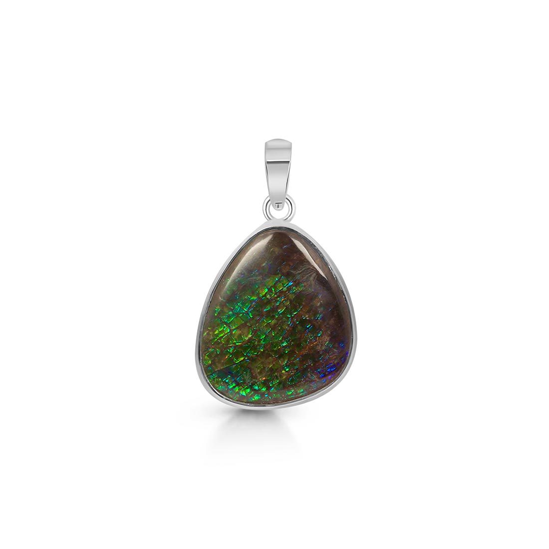 Ammolite Pendant-(AML-P-21.)