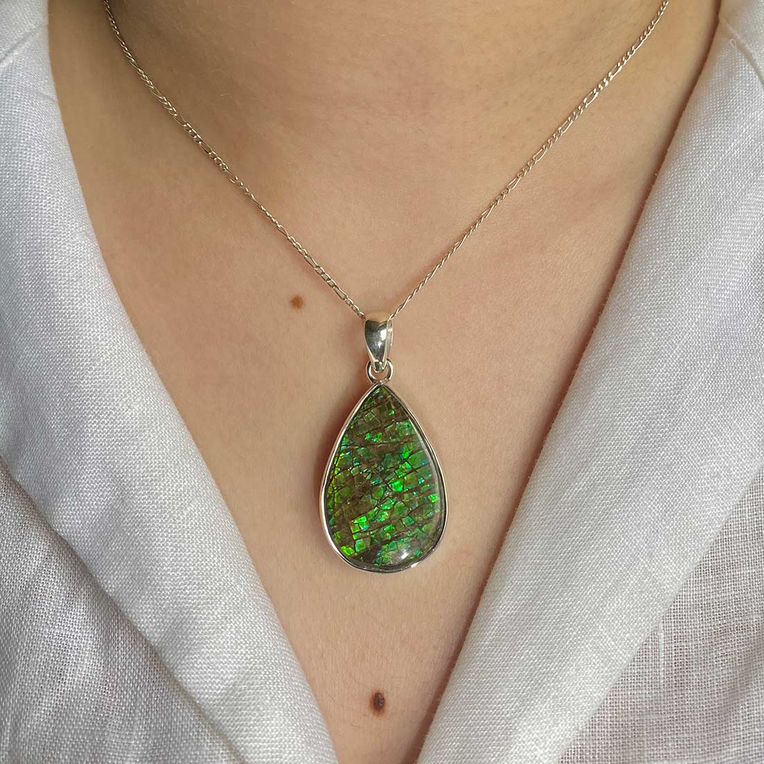 Ammolite Pendant-(AML-P-22.)