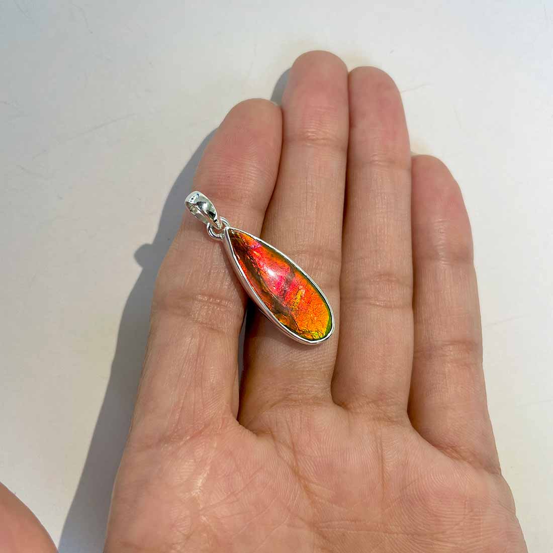 Ammolite Pendants-(AML-P-279.)