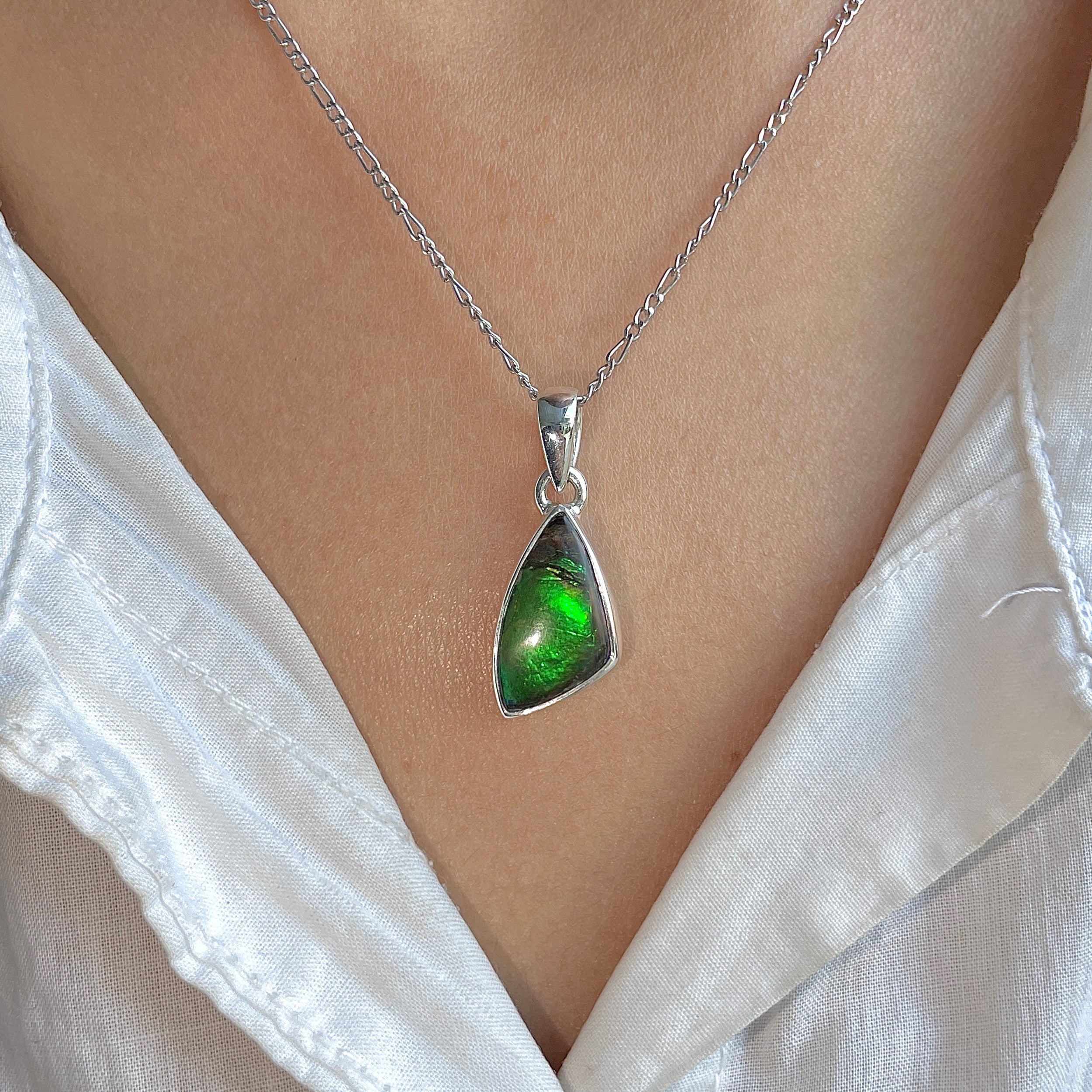 Ammolite Pendant-(AML-P-308.)