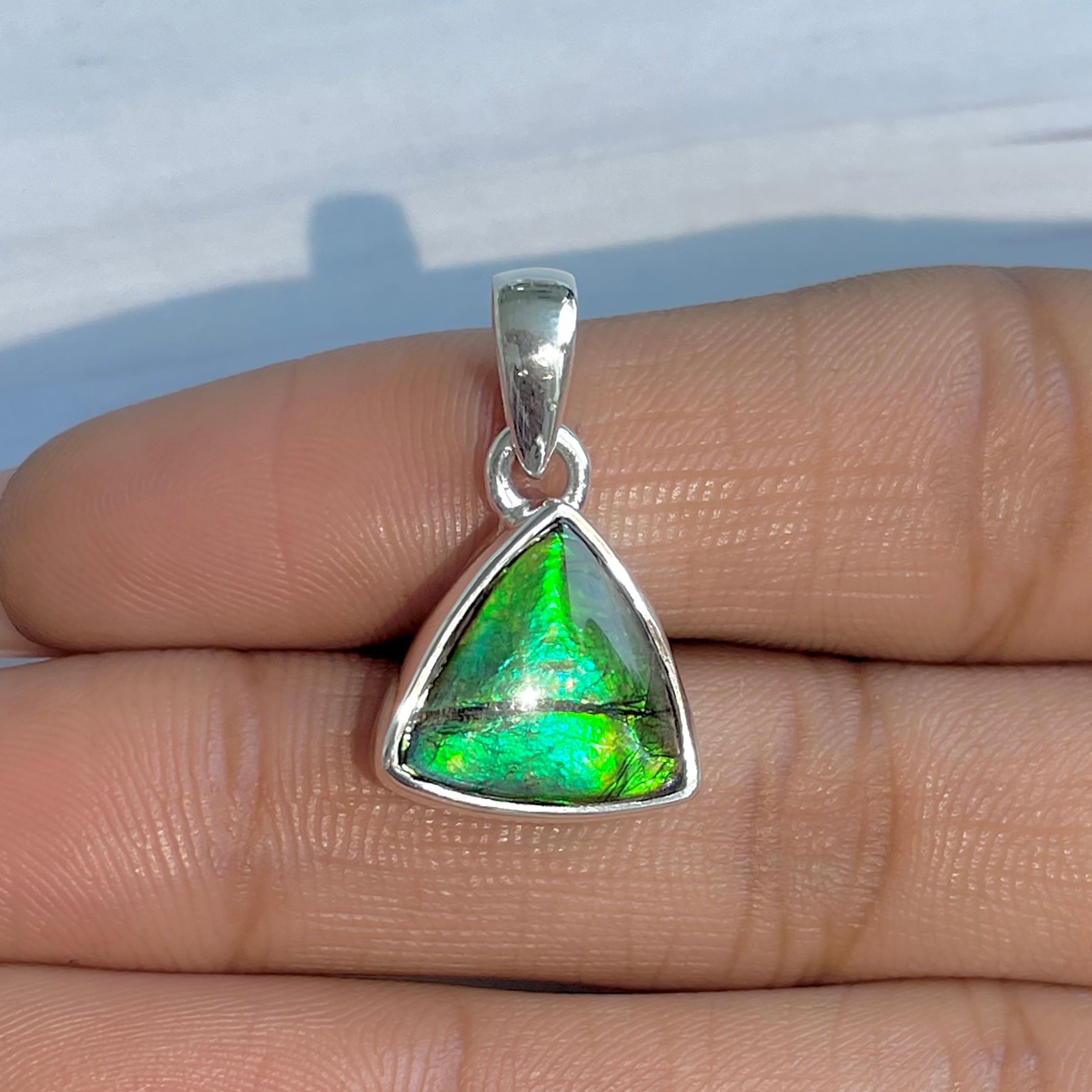Ammolite Pendant-(AML-P-311.)