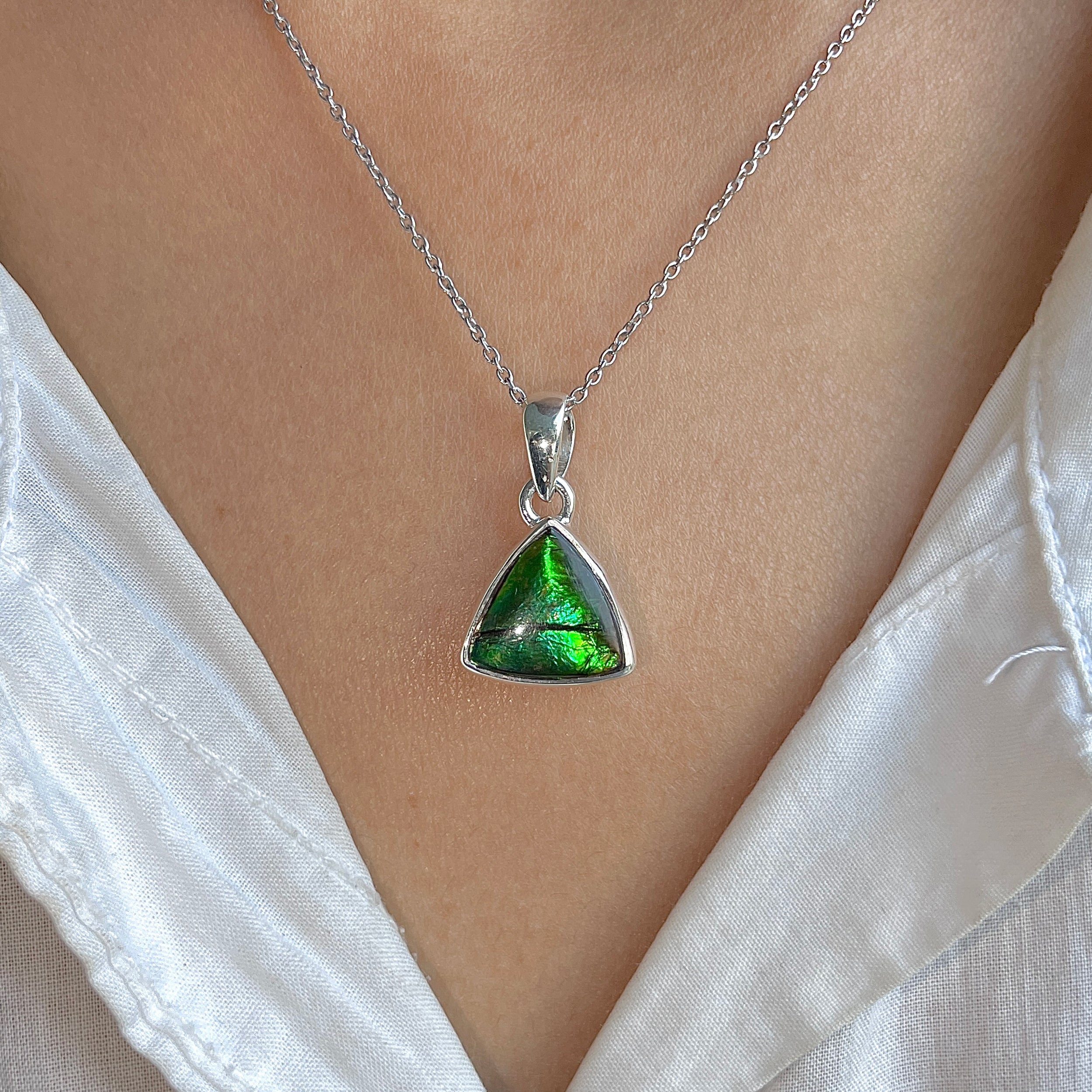 Ammolite Pendant-(AML-P-311.)