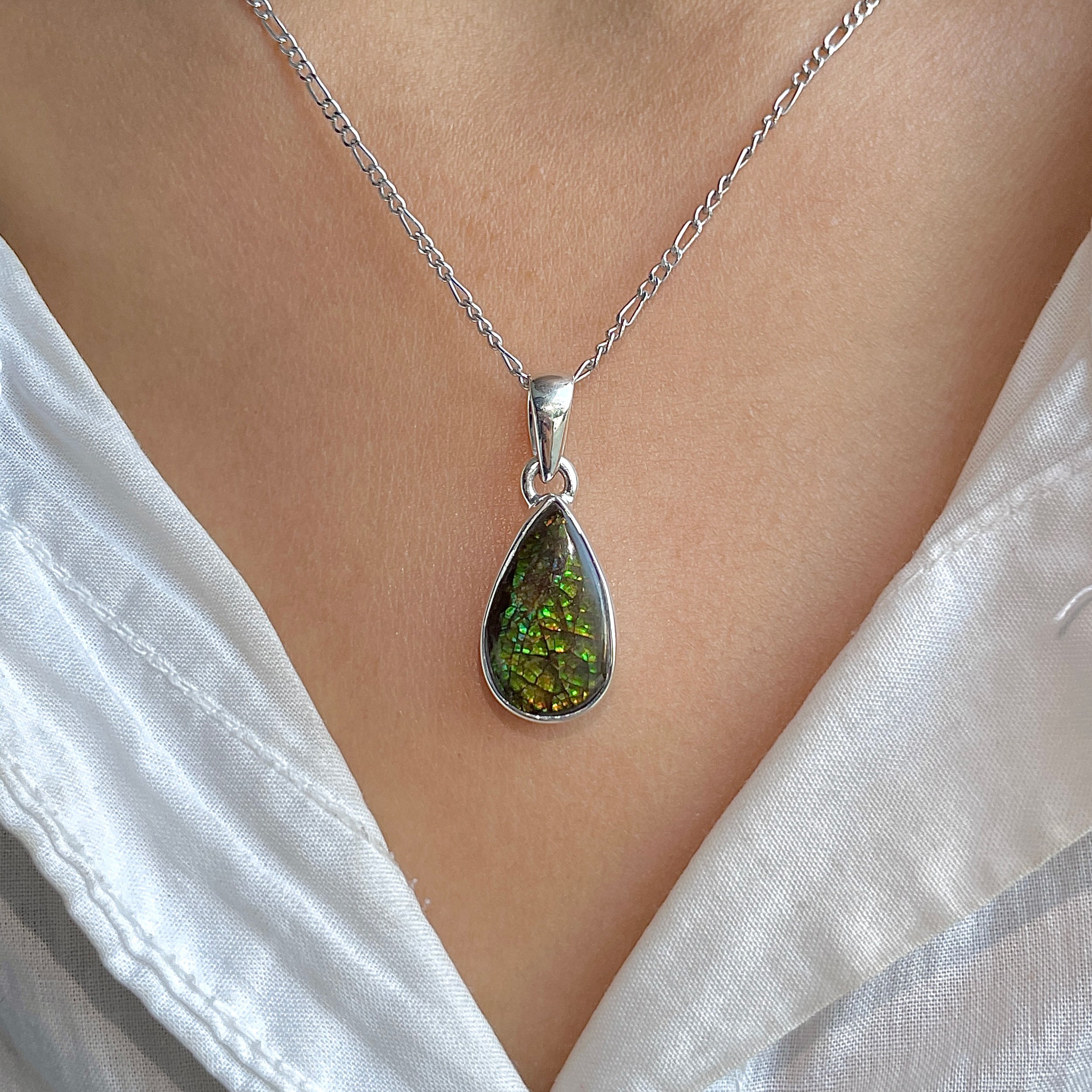 Ammolite Pendant-(AML-P-312.)