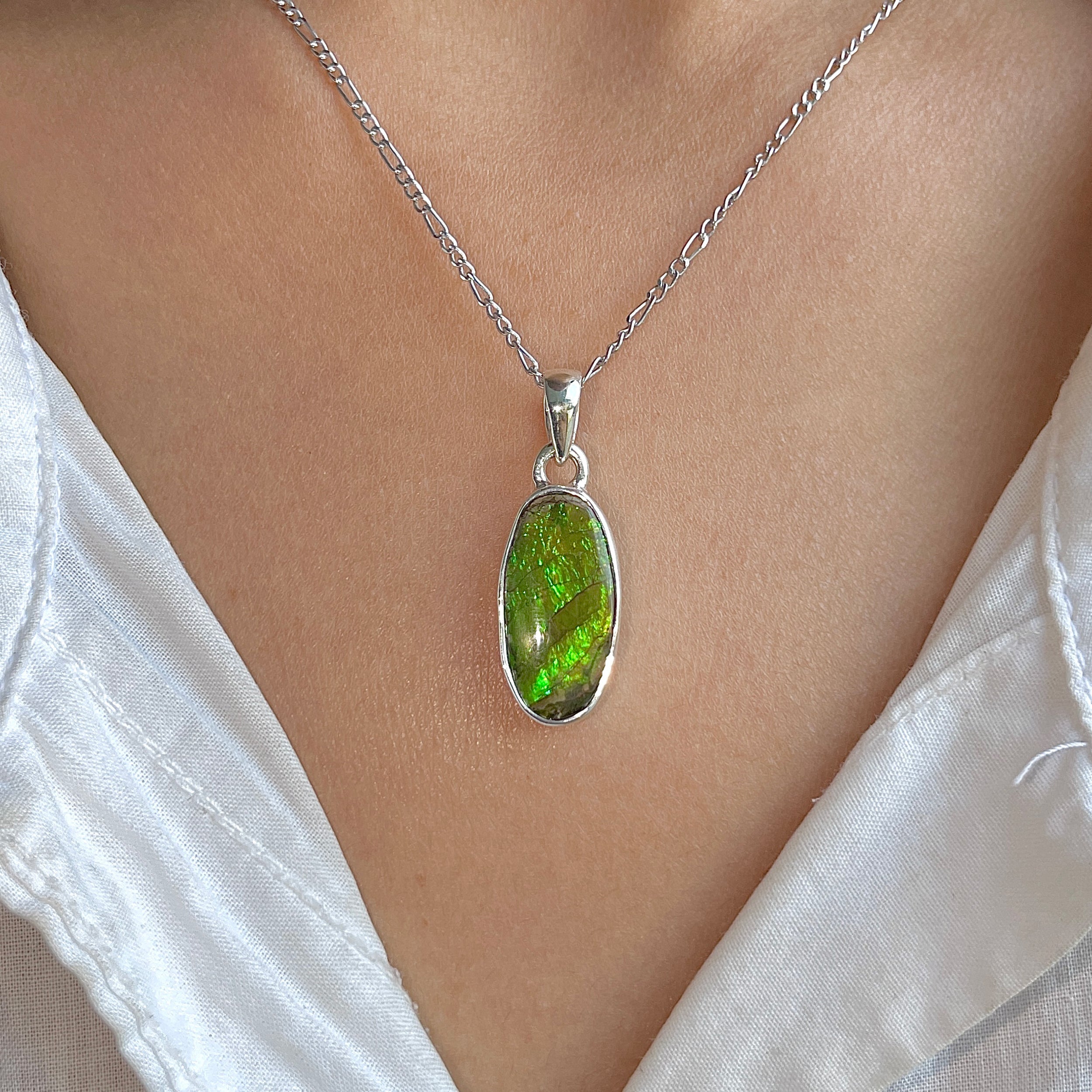Ammolite Pendant-(AML-P-316.)