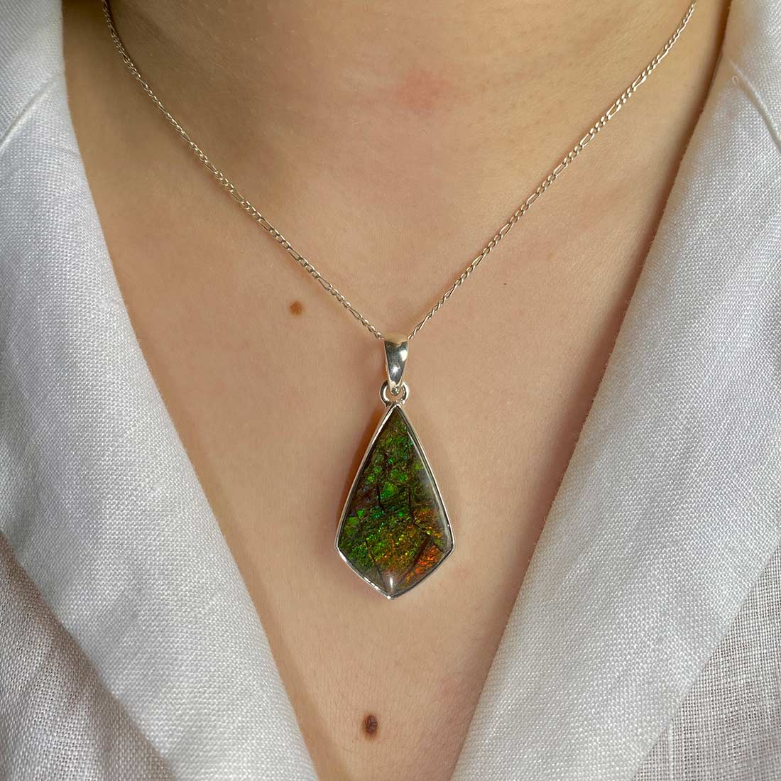 Ammolite Pendant-(AML-P-4.)