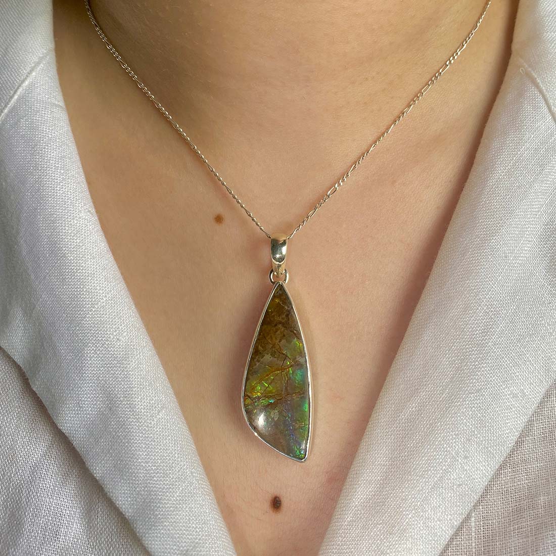 Ammolite Pendant-(AML-P-49.)