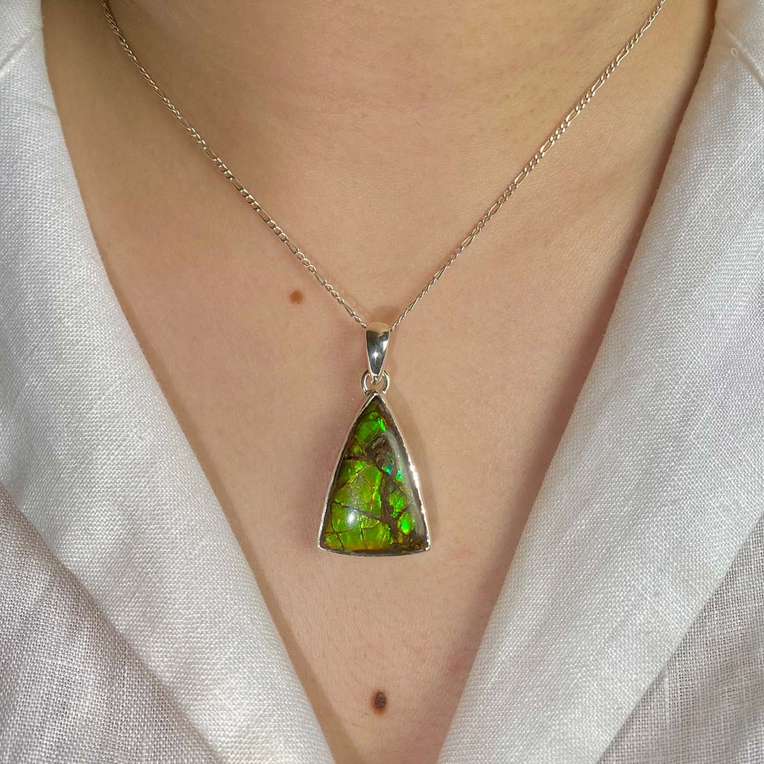 Ammolite Pendant-(AML-P-54.)