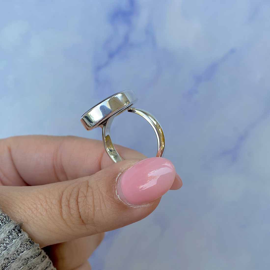 Ammolite Adjustable Ring-(AML-R-112.)