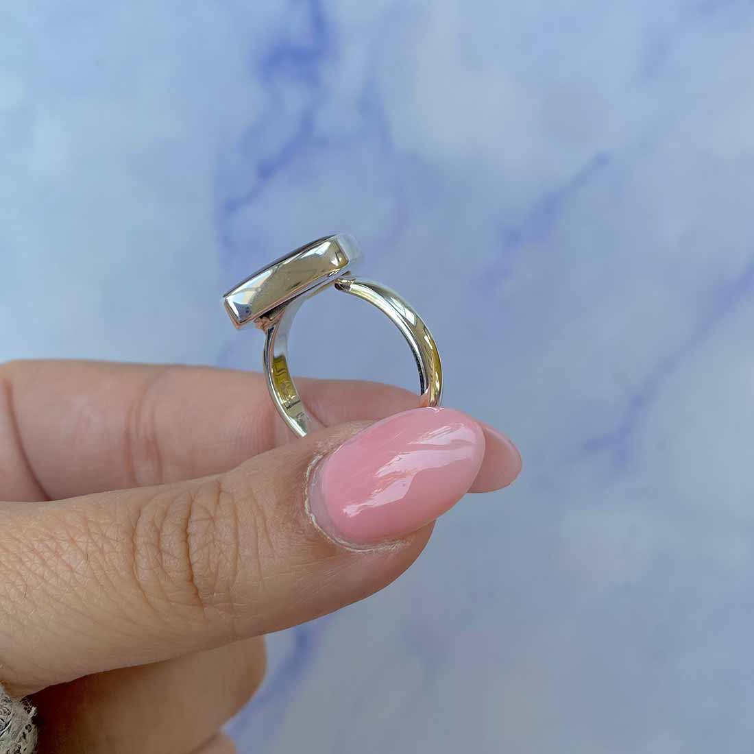 Ammolite Adjustable Ring-(AML-R-115.)