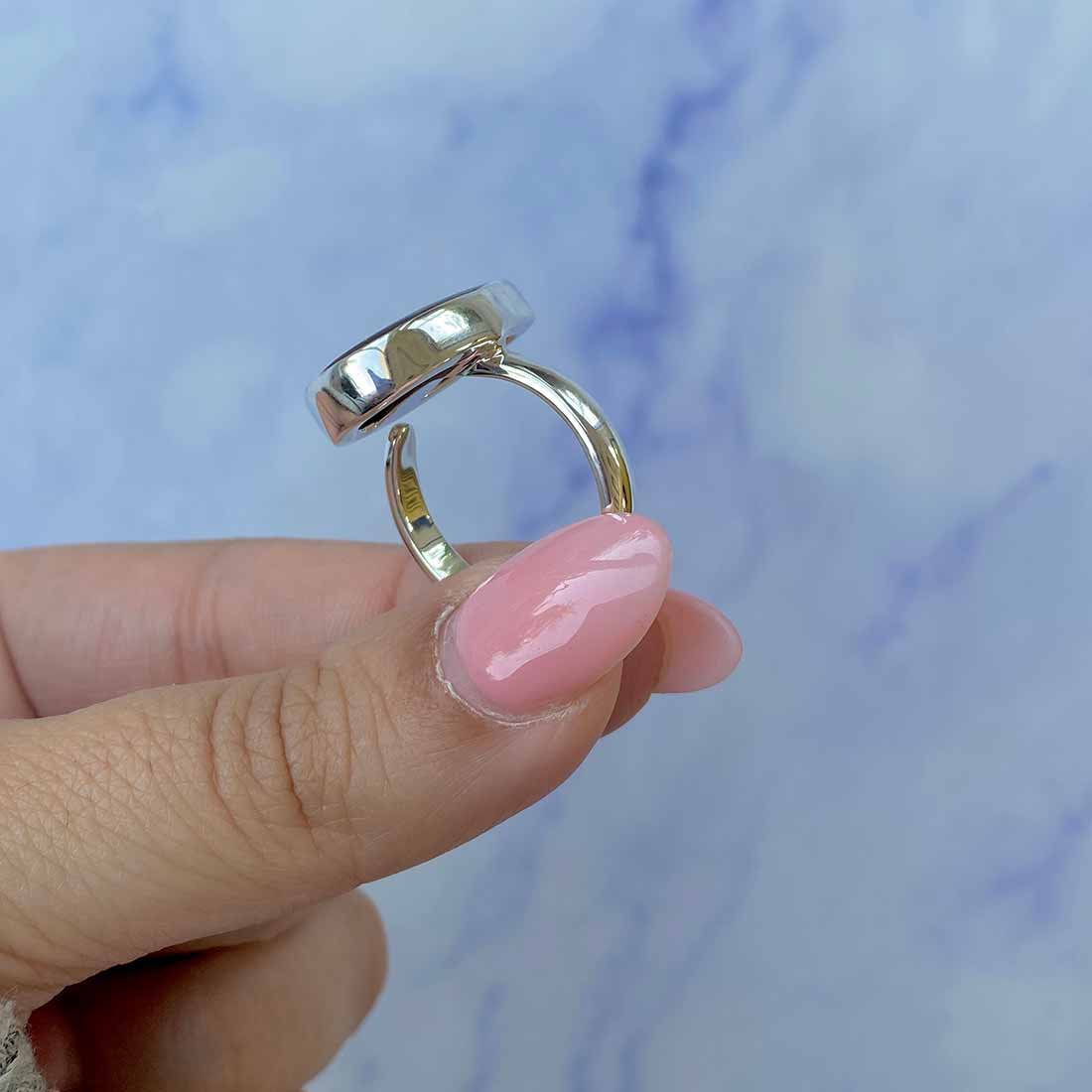 Ammolite Adjustable Ring-(AML-R-118.)