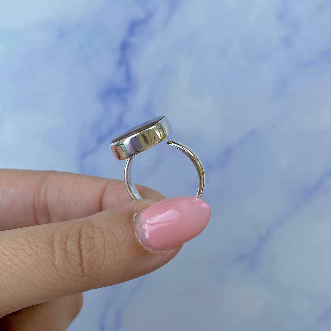 Ammolite Adjustable Ring-(AML-R-125.)