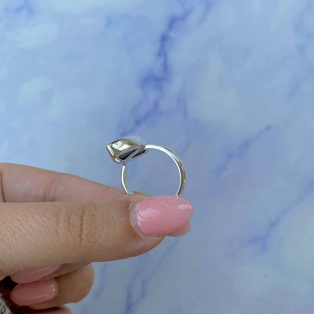 Ammolite Adjustable Ring-(AML-R-134.)