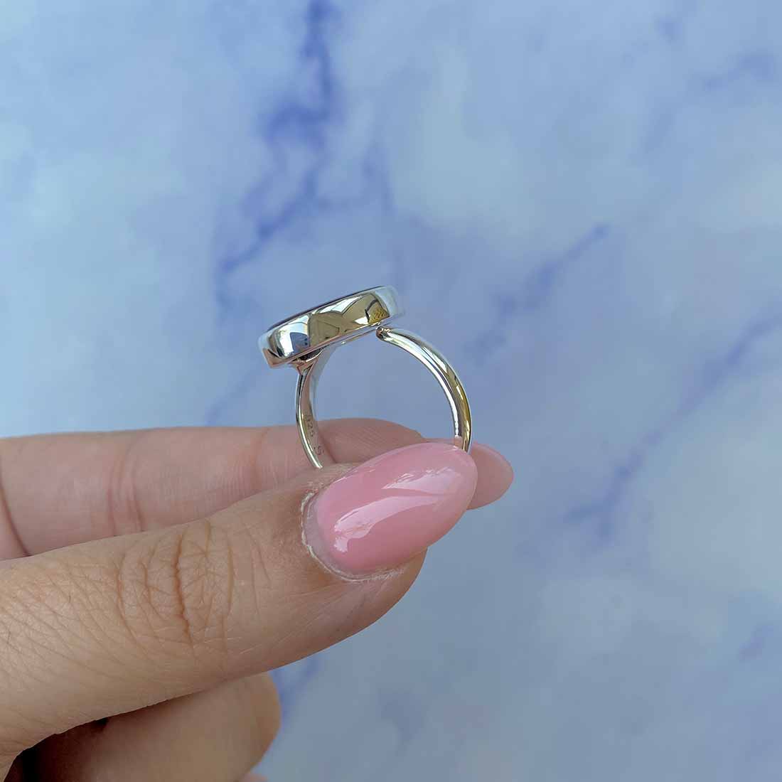 Ammolite Adjustable Ring-(AML-R-135.)