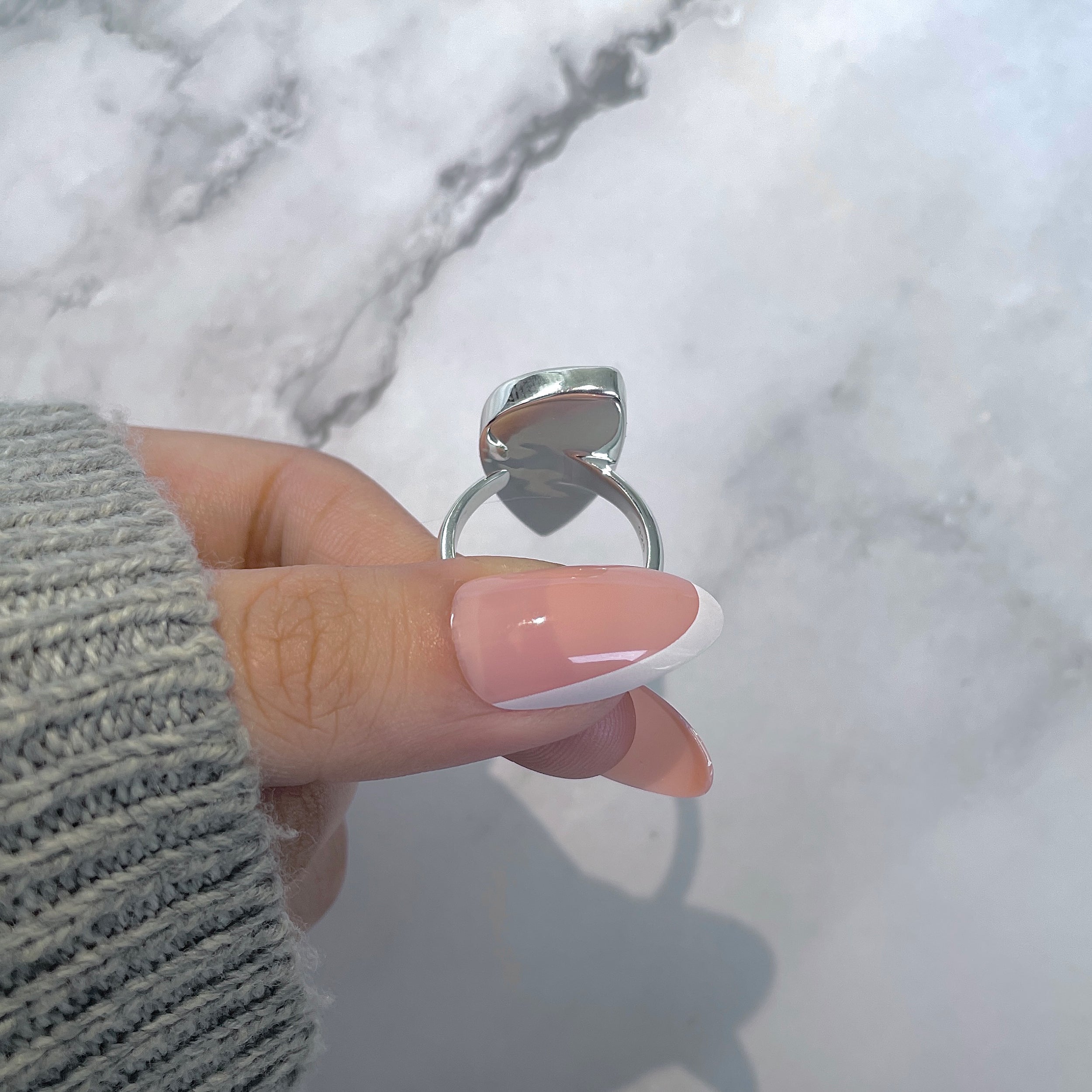 Ammolite Adjustable Ring-(AML-R-141.)