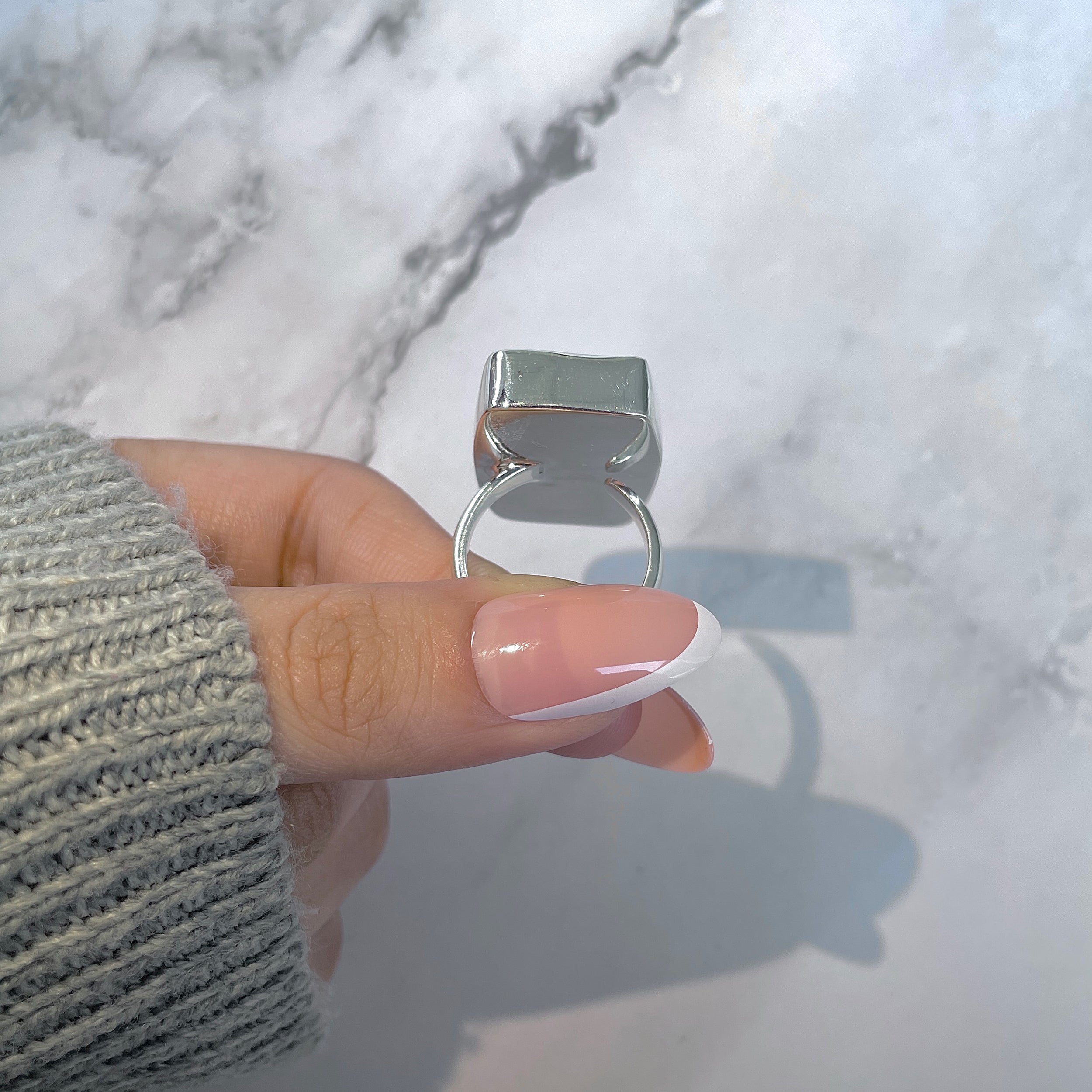 Ammolite Adjustable Ring-(AML-R-146.)