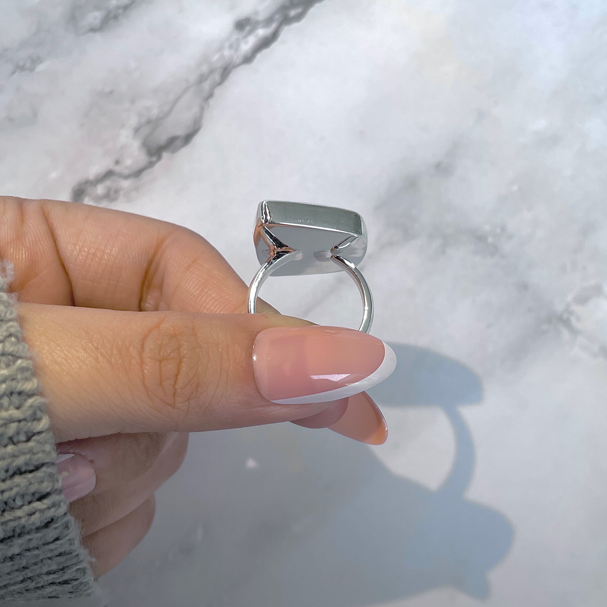 Ammolite Adjustable Ring-(AML-R-148.)
