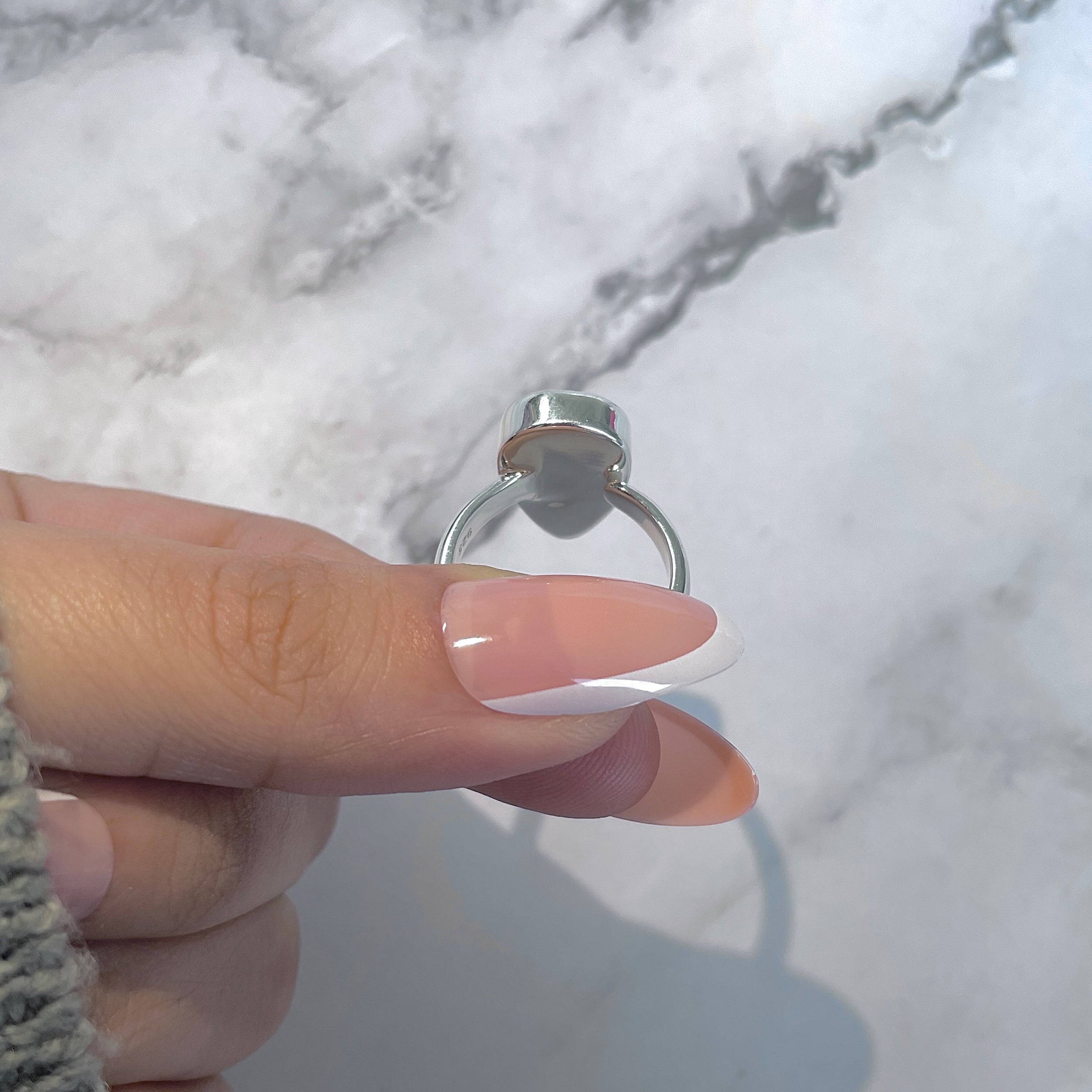 Ammolite Adjustable Ring-(AML-R-149.)
