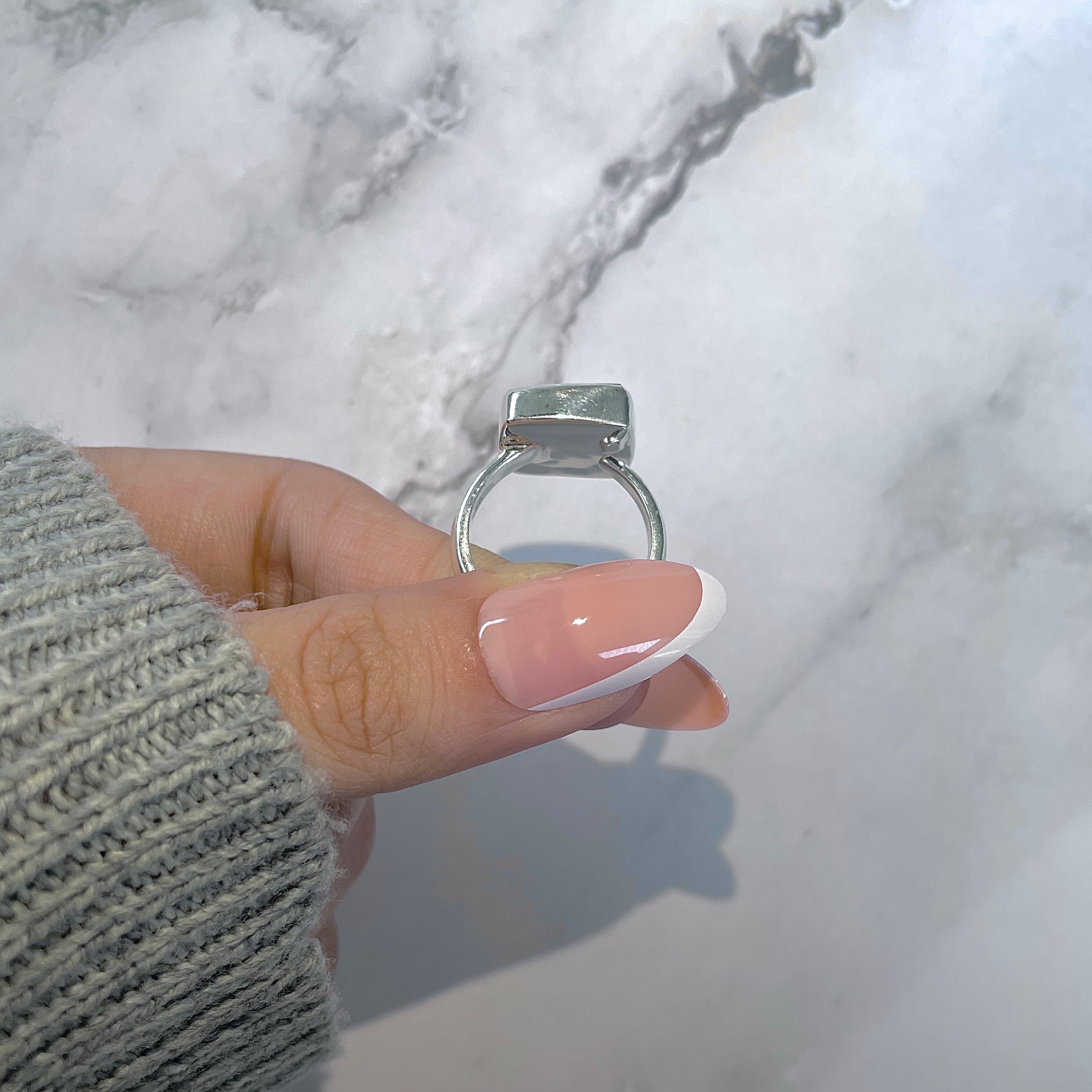 Ammolite Adjustable Ring-(AML-R-151.)