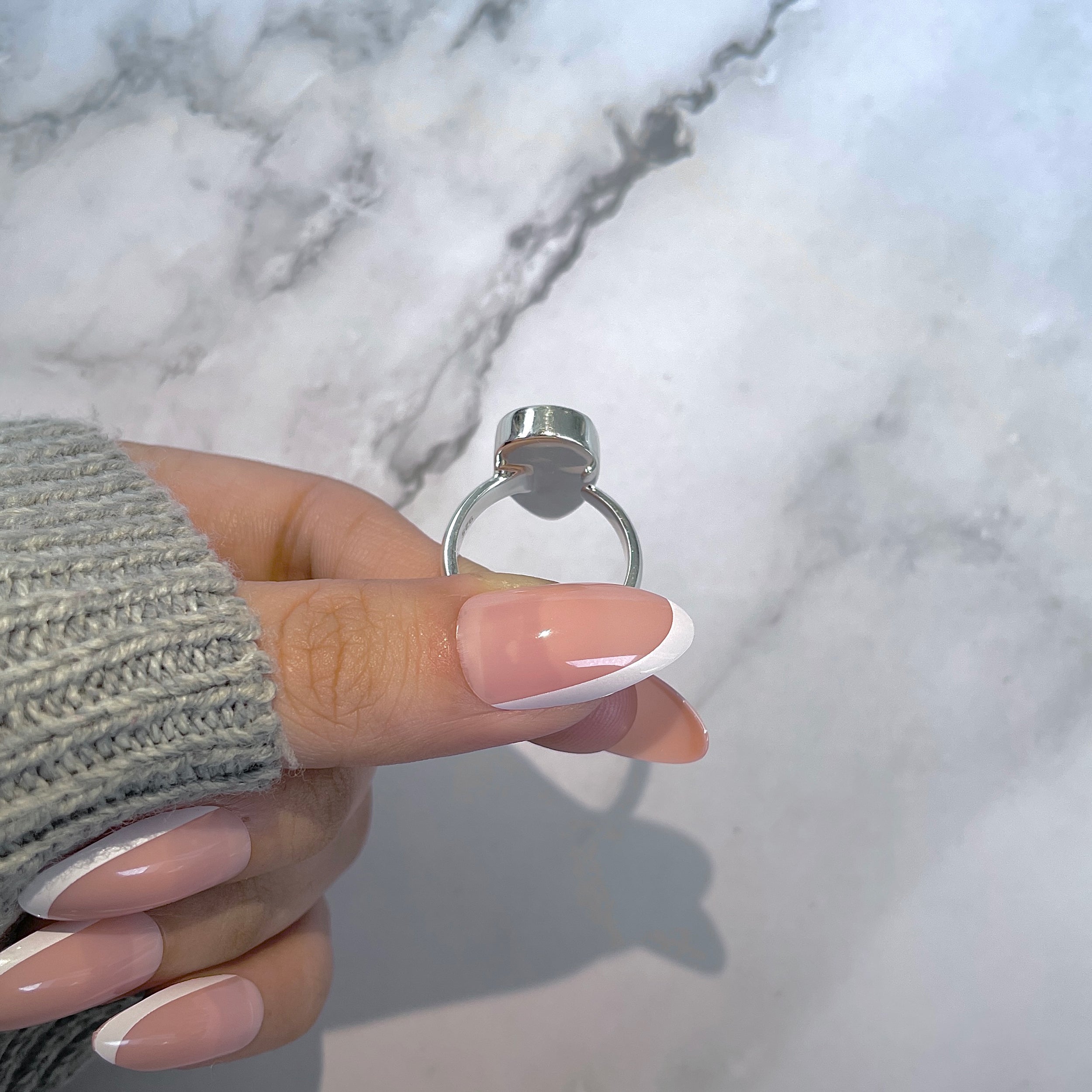 Ammolite Adjustable Ring-(AML-R-152.)