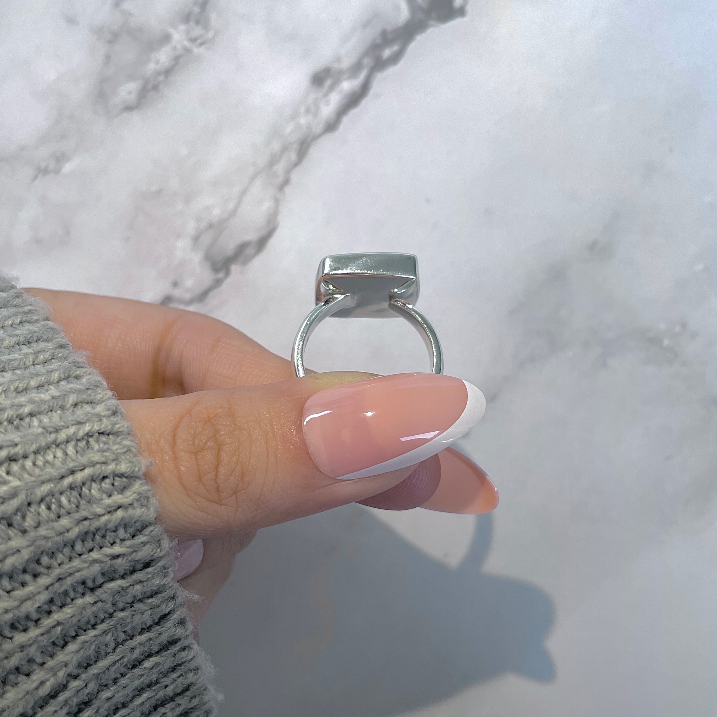 Ammolite Adjustable Ring-(AML-R-155.)