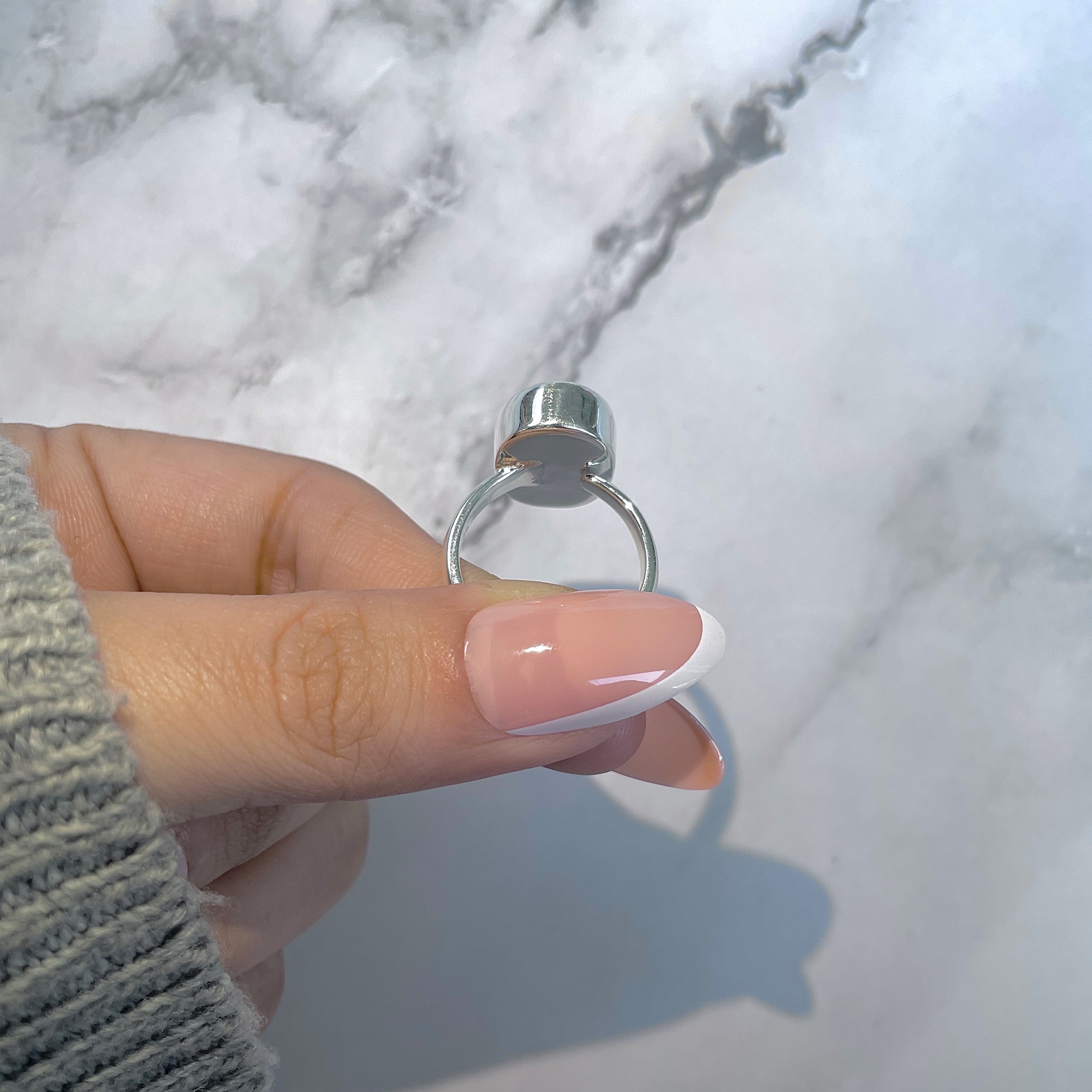 Ammolite Adjustable Ring-(AML-R-156.)