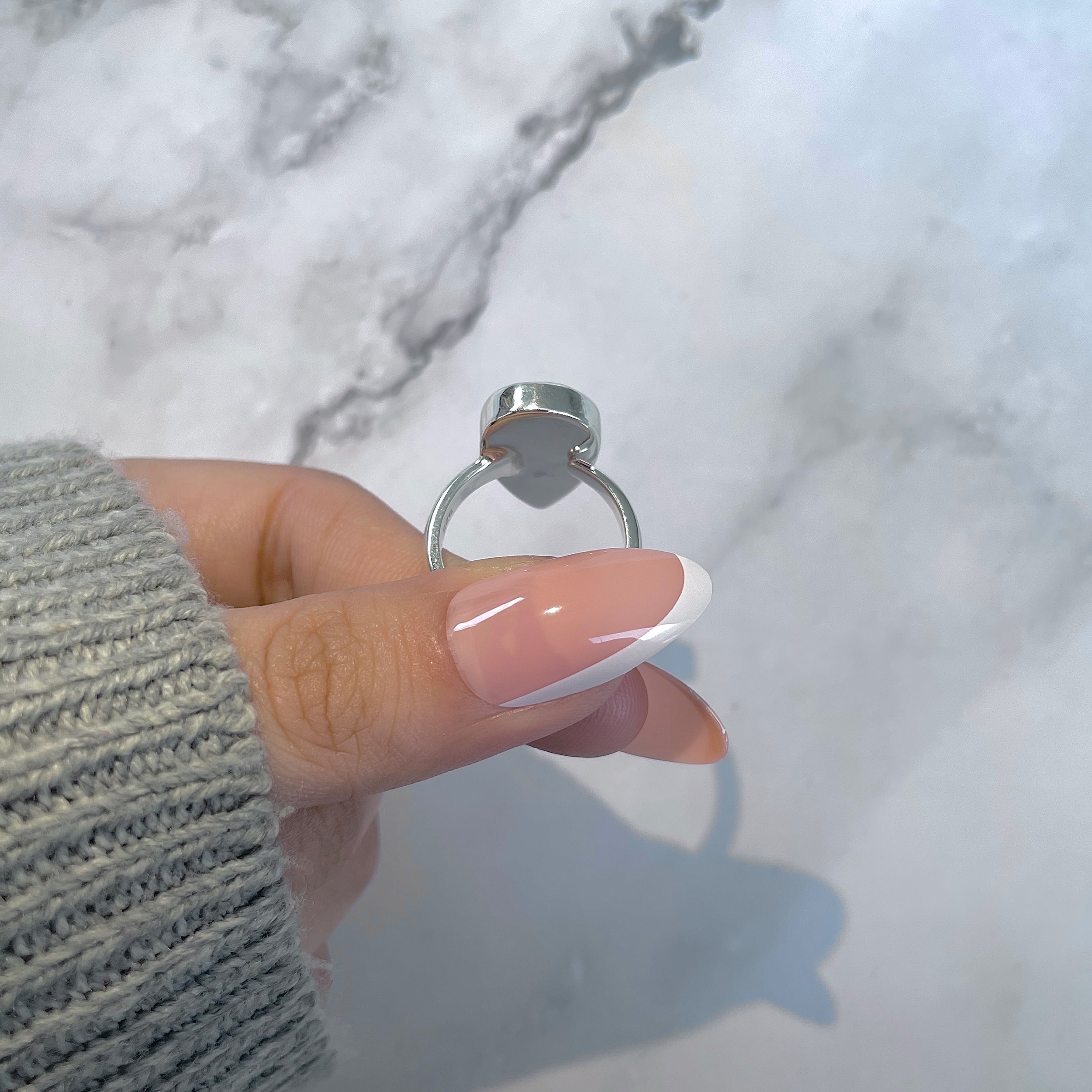 Ammolite Adjustable Ring-(AML-R-160.)