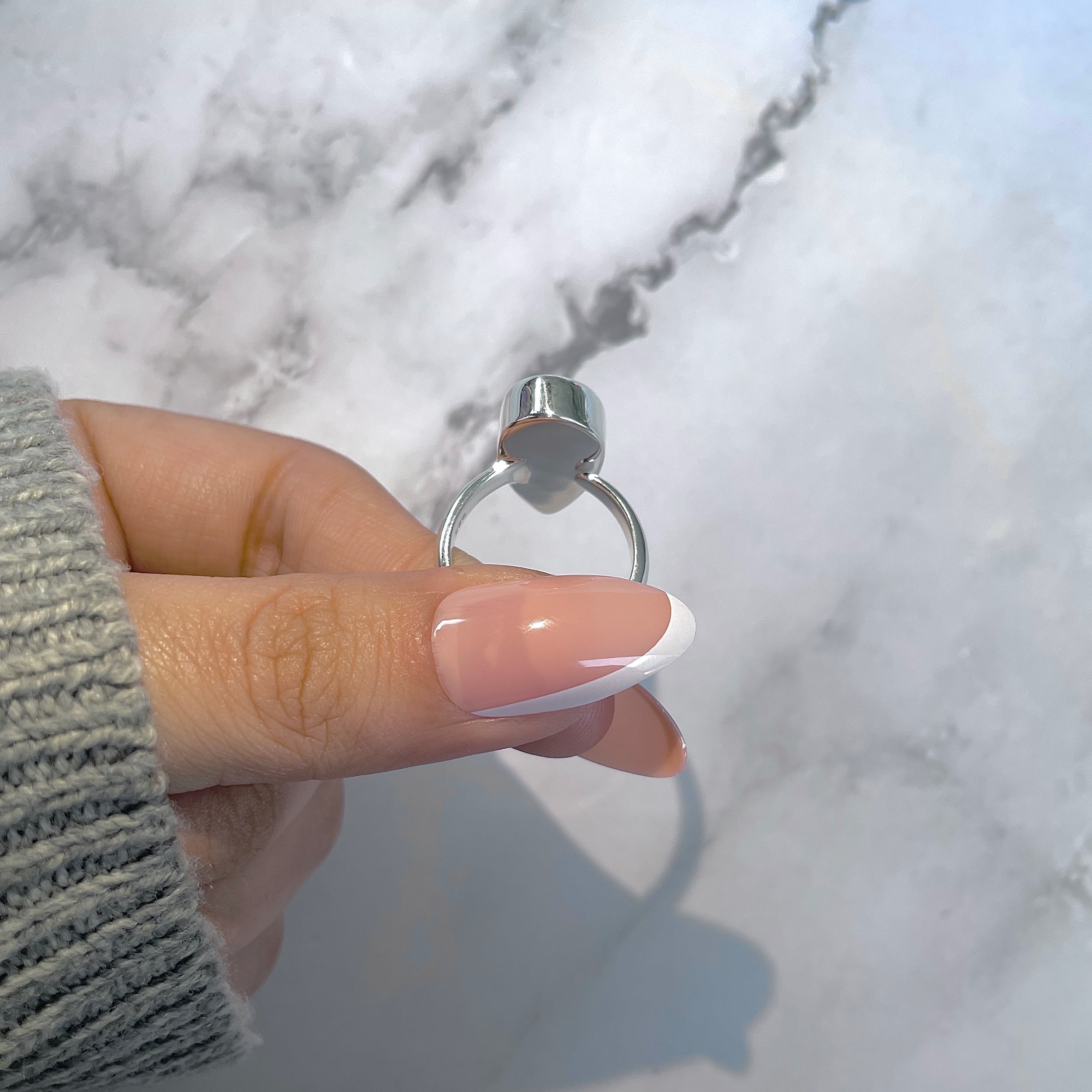 Ammolite Adjustable Ring-(AML-R-161.)