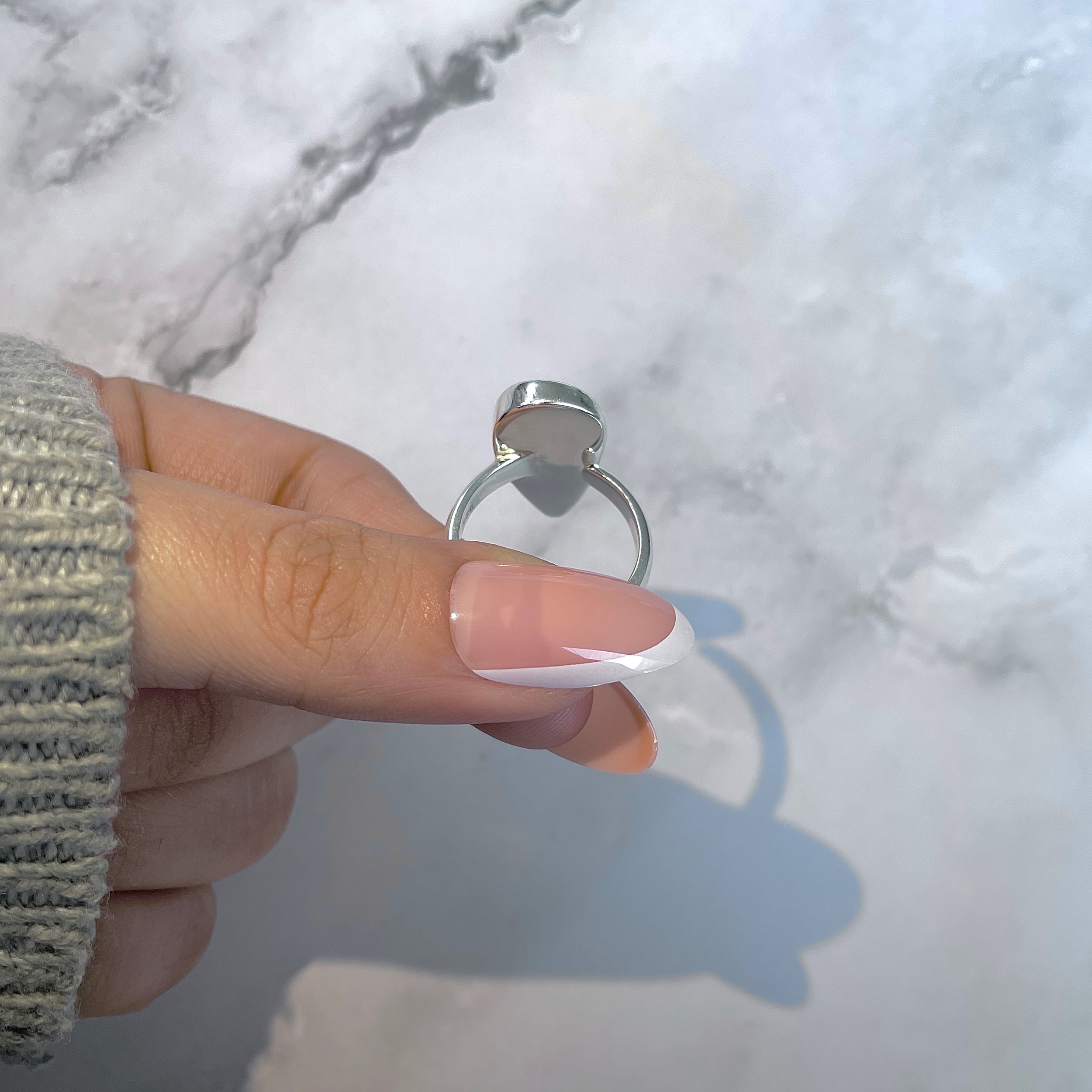Ammolite Adjustable Ring-(AML-R-164.)