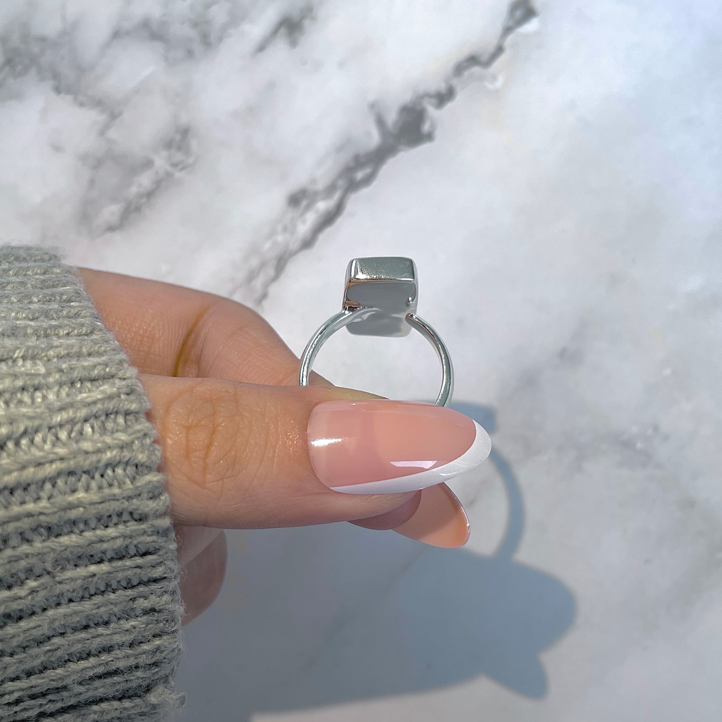 Ammolite Adjustable Ring-(AML-R-165.)