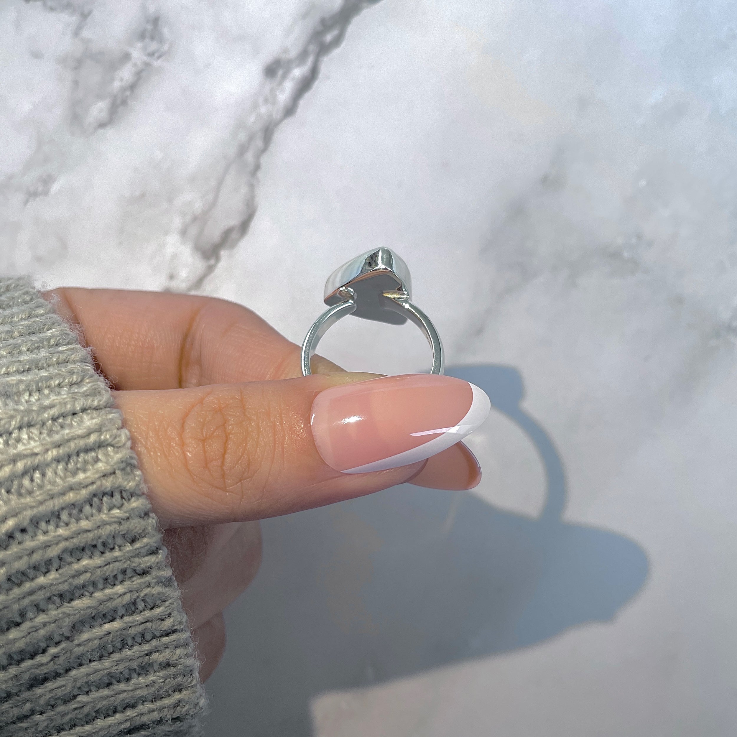 Ammolite Adjustable Ring-(AML-R-166.)
