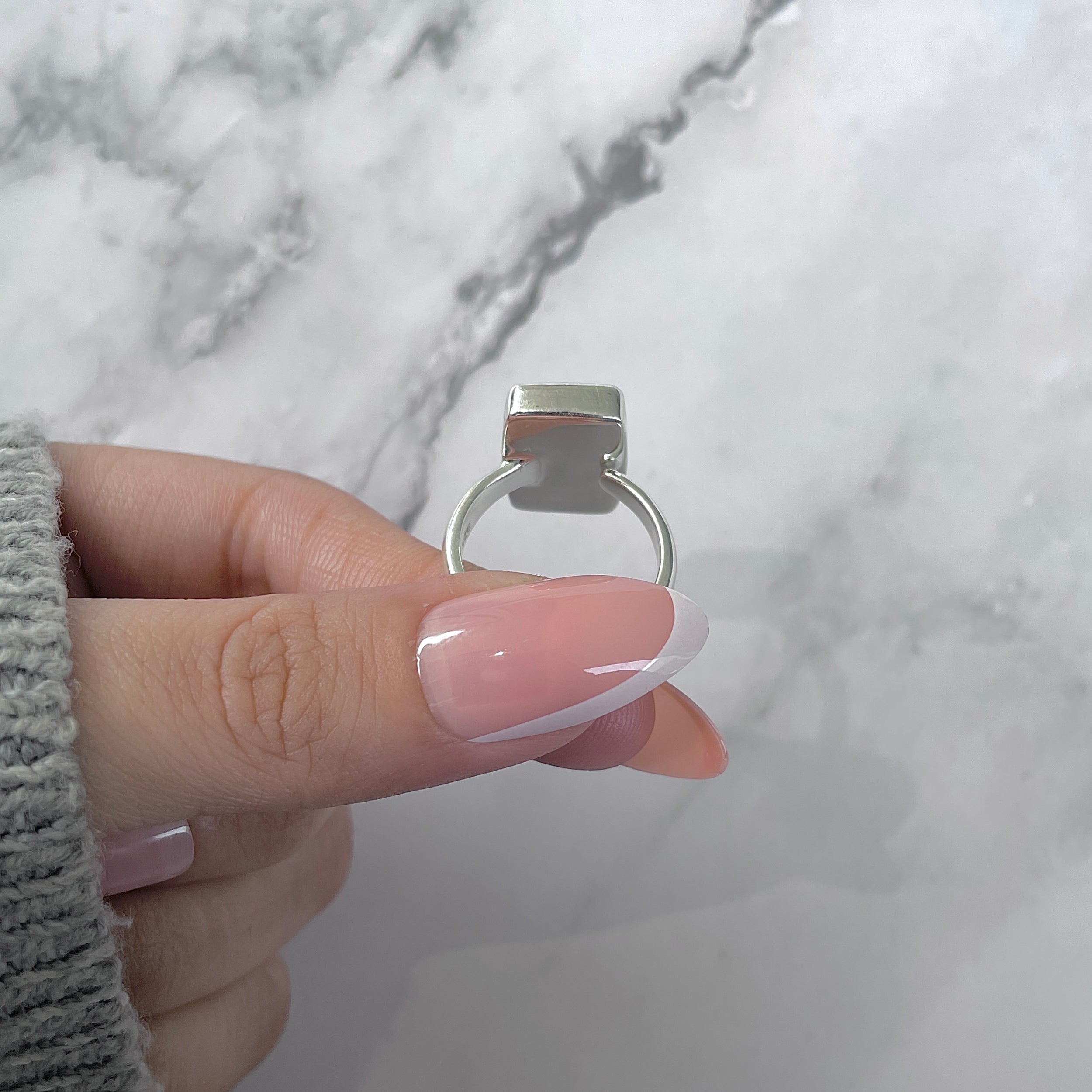 Ammolite Adjustable Ring-(AML-R-172.)