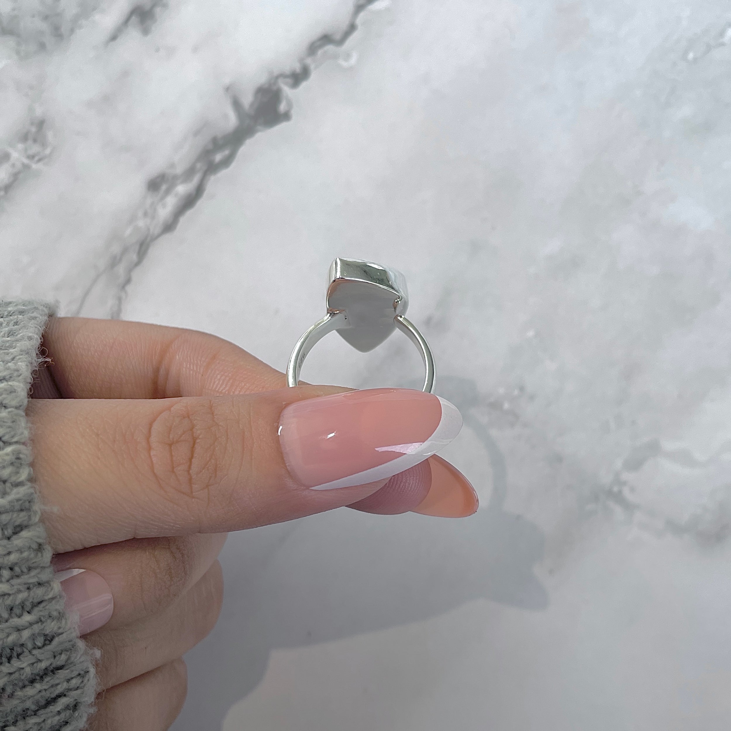 Ammolite Adjustable Ring-(AML-R-174.)