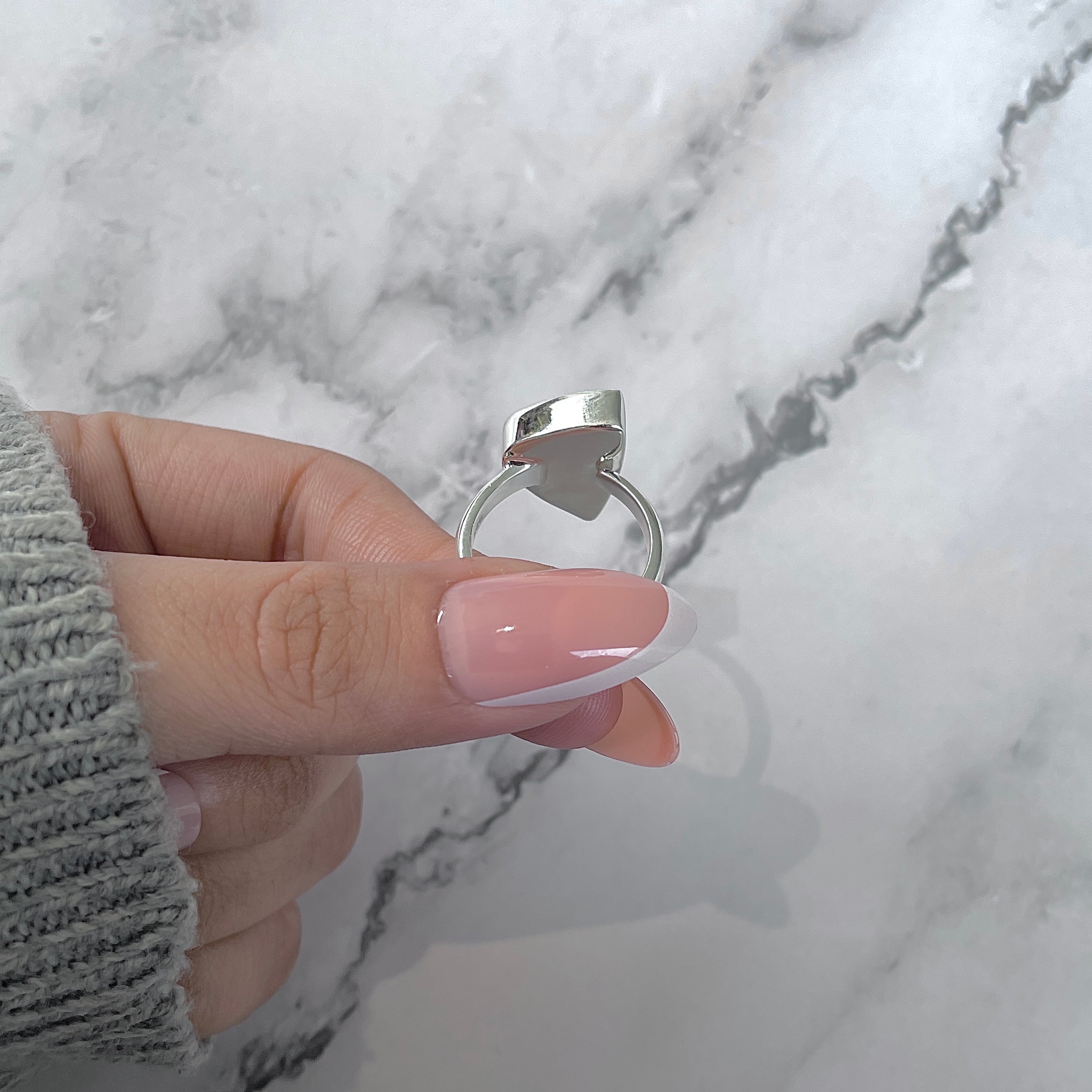 Ammolite Adjustable Ring-(AML-R-178.)