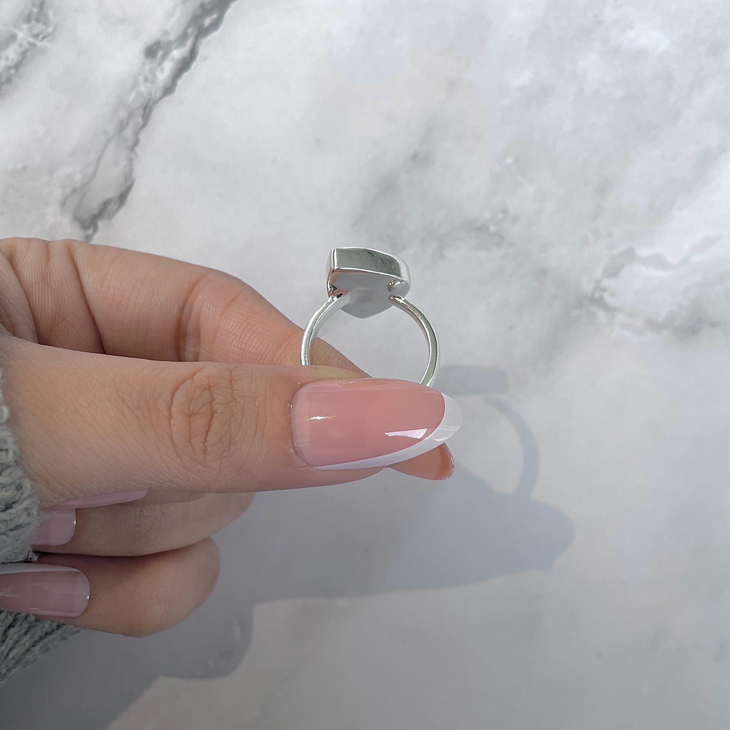 Ammolite Adjustable Ring-(AML-R-182.)