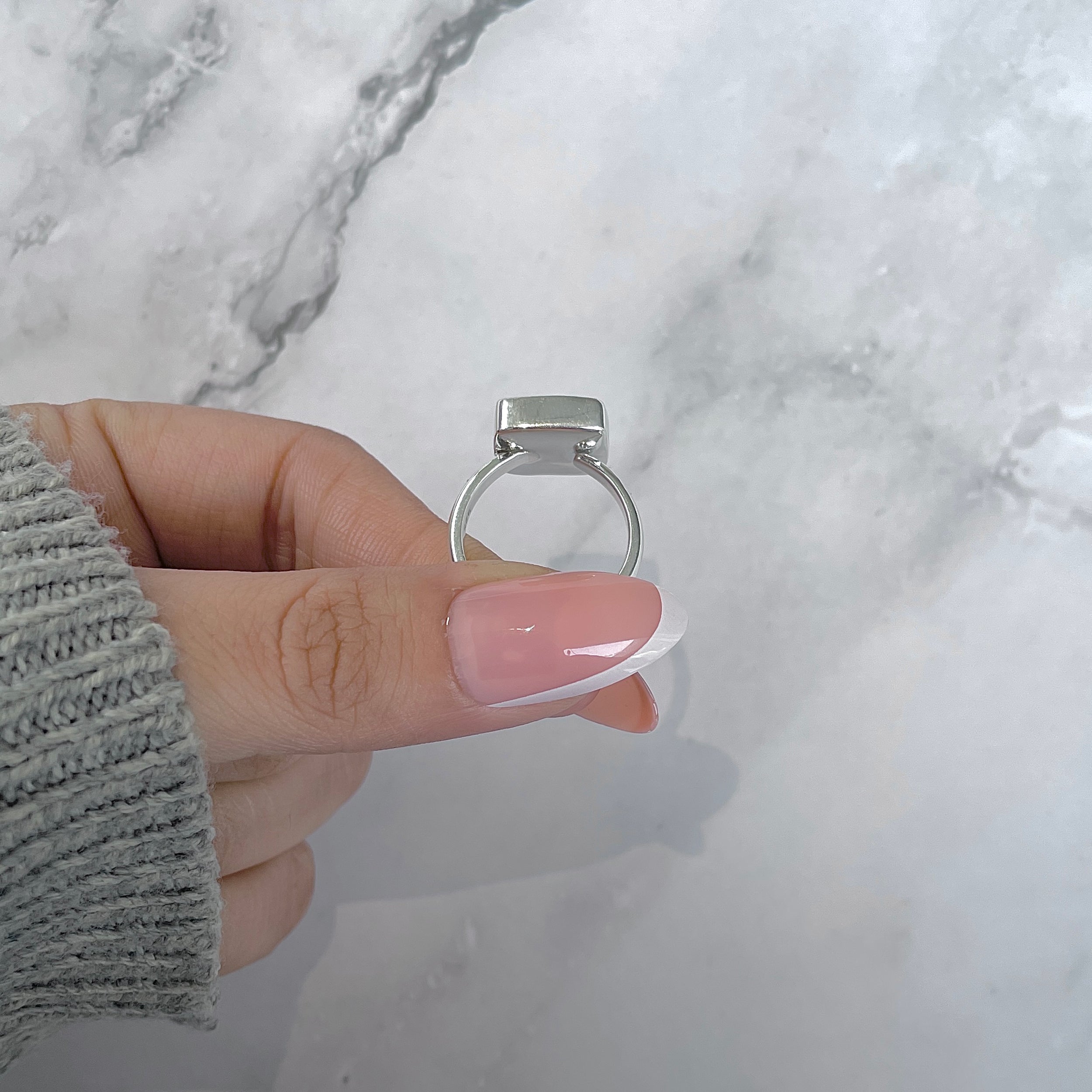 Ammolite Adjustable Ring-(AML-R-183.)