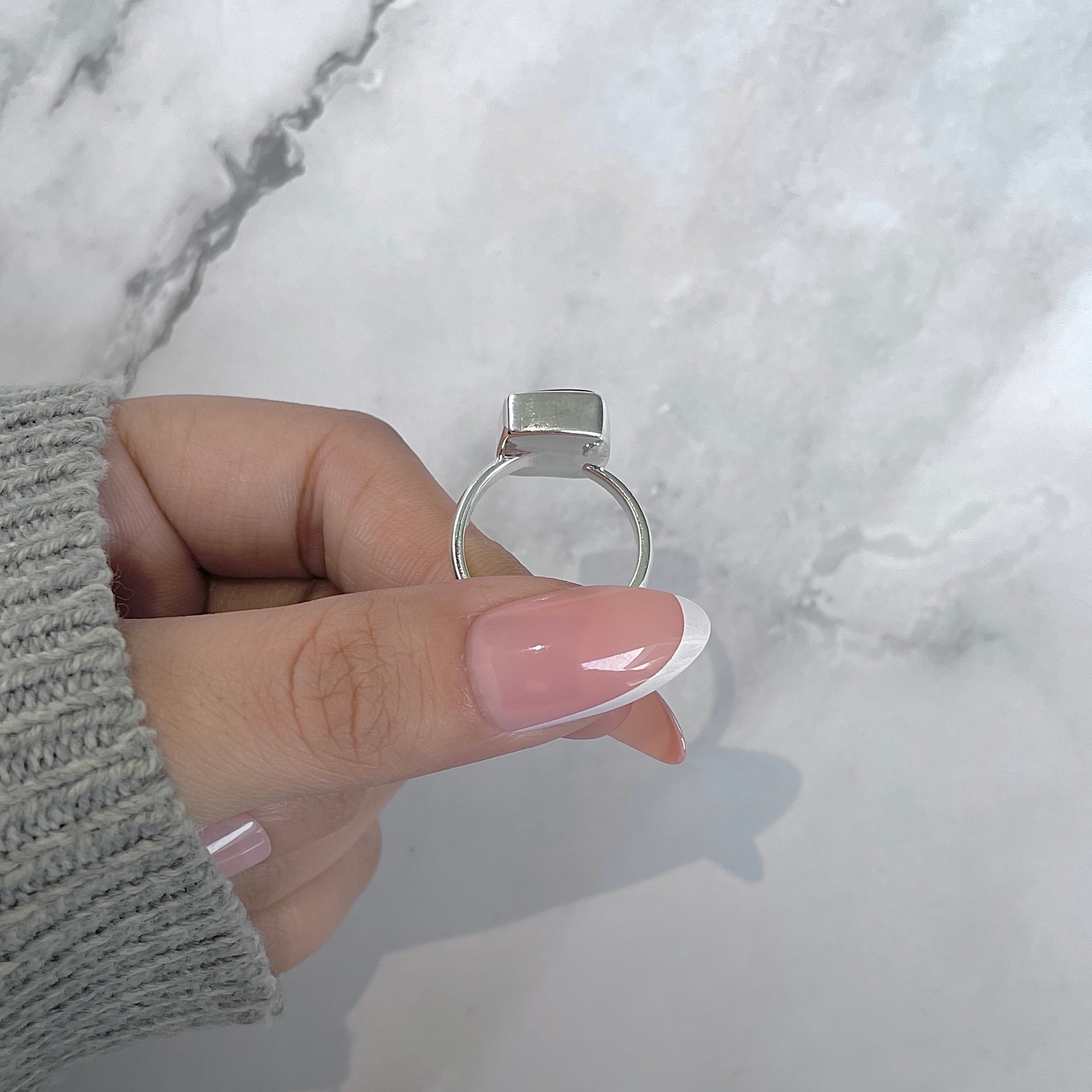 Ammolite Adjustable Ring-(AML-R-187.)