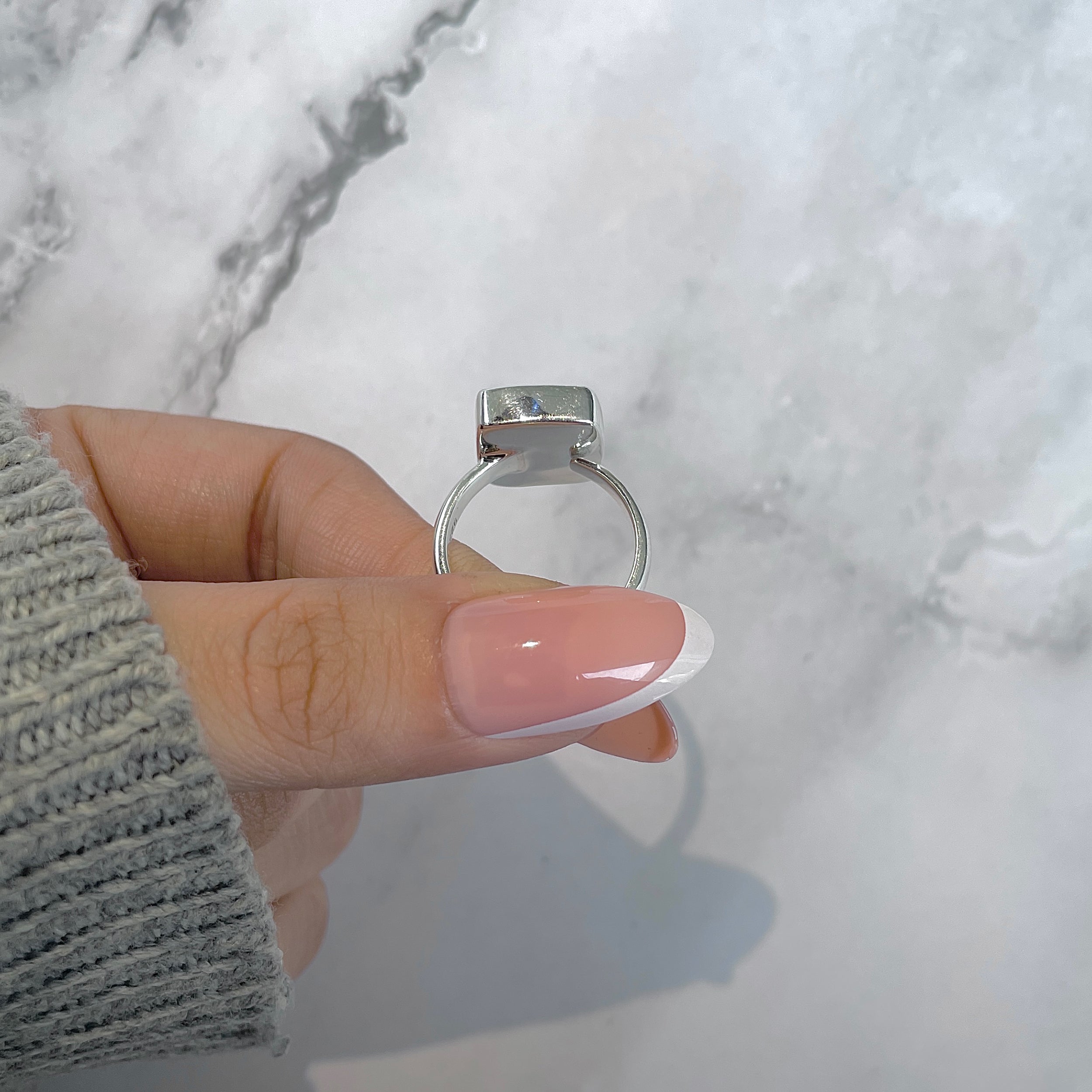 Ammolite Adjustable Ring-(AML-R-188.)