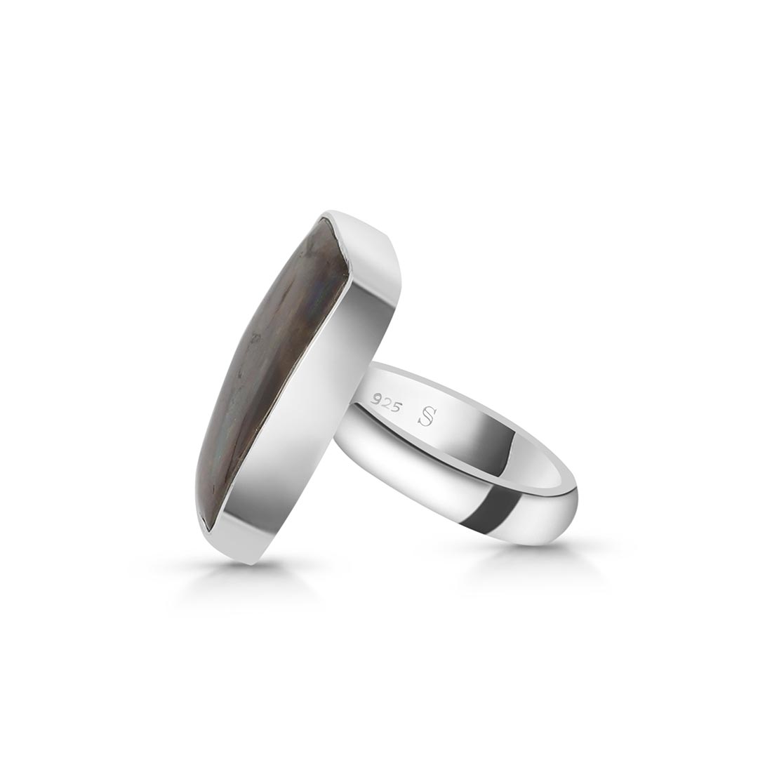 Ammolite Adjustable Ring-(AML-R-61.)